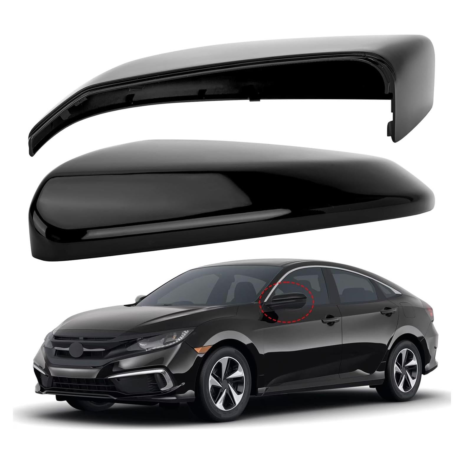 Cubierta Espejo Lateral Izquierdo Honda Civic 2016-2021