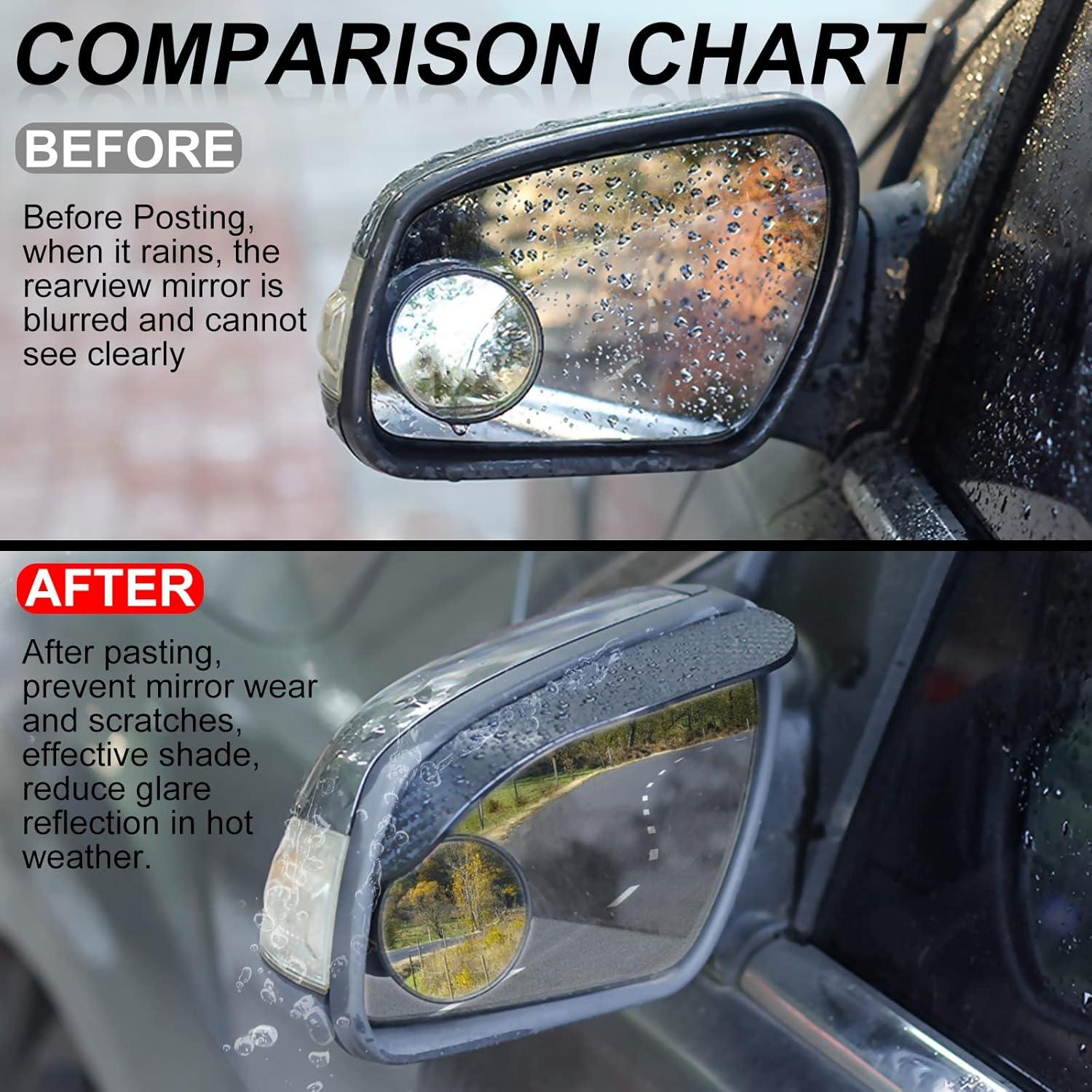 Protector de Lluvia para Espejo Retrovisor KEVWR - 2 Pcs