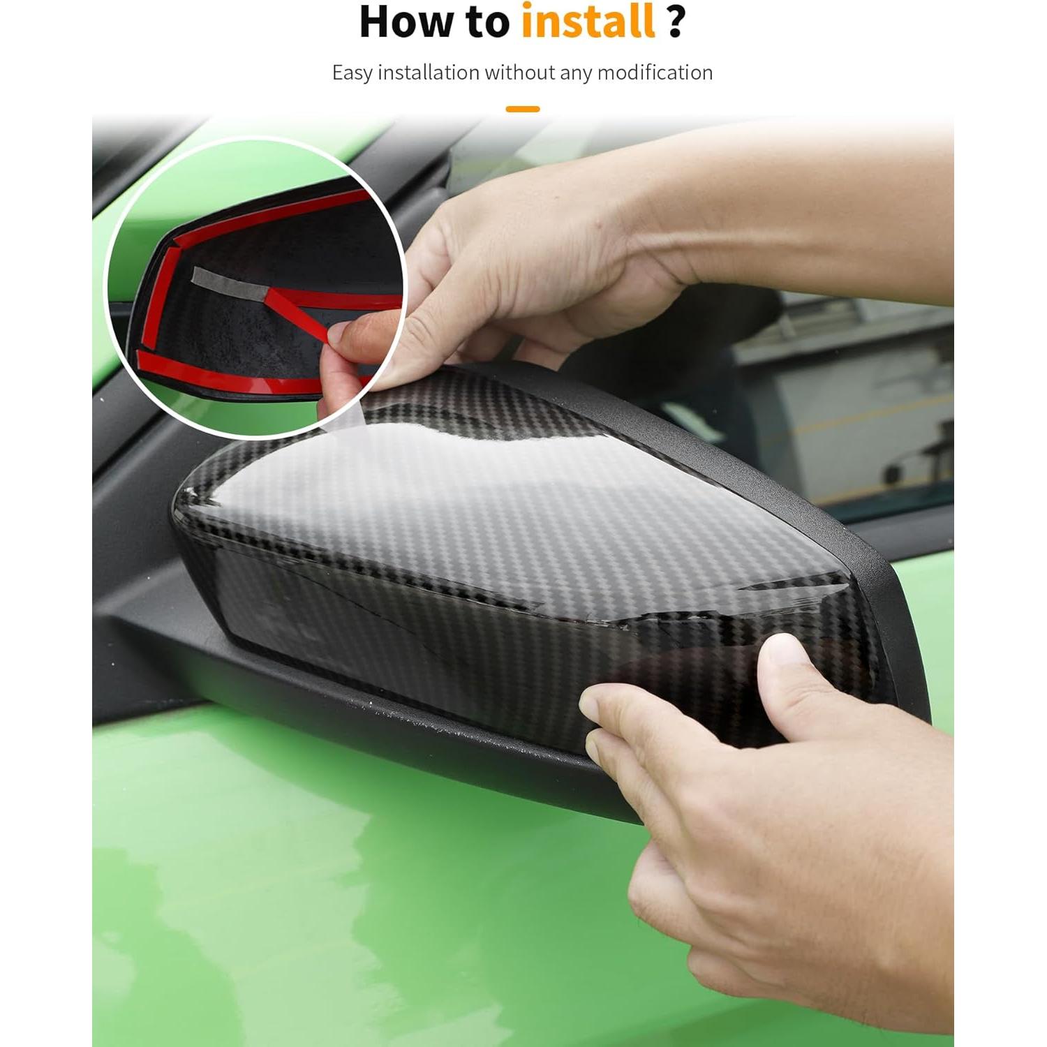 Cubierta Espejo Retrovisor Hoolcar + Manija Puerta Ford Mustang 2009-2014