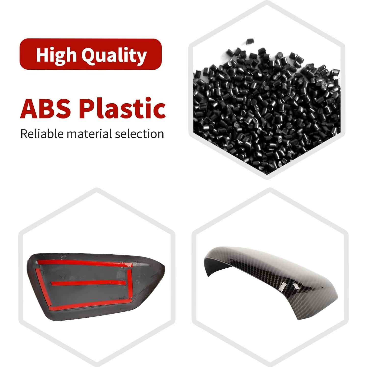 Cubierta de Espejo Lateral RT-TCZ para Camaro 2016-2024 Fibra Carbono