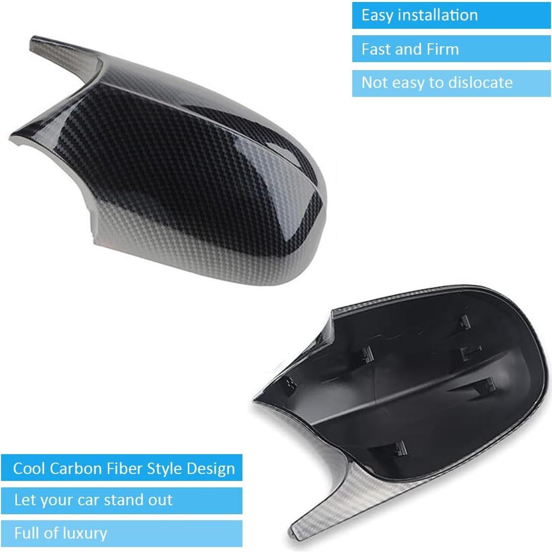 Cubiertas de Espejo Lateral BMW E90 E91 E92 E93 Fibra de Carbono