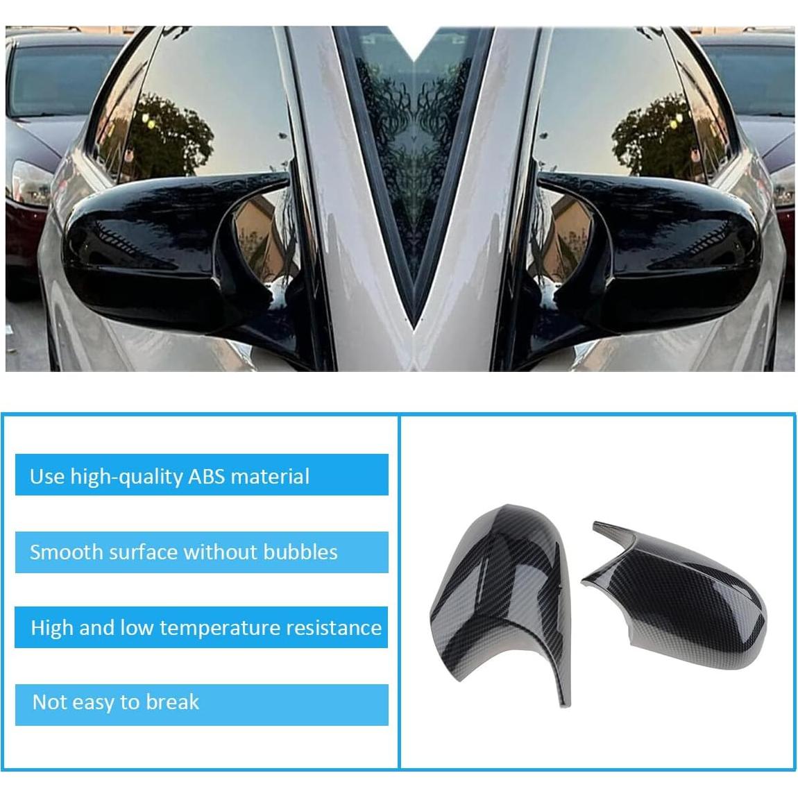 Cubiertas de Espejo Lateral BMW E90 E91 E92 E93 Fibra de Carbono