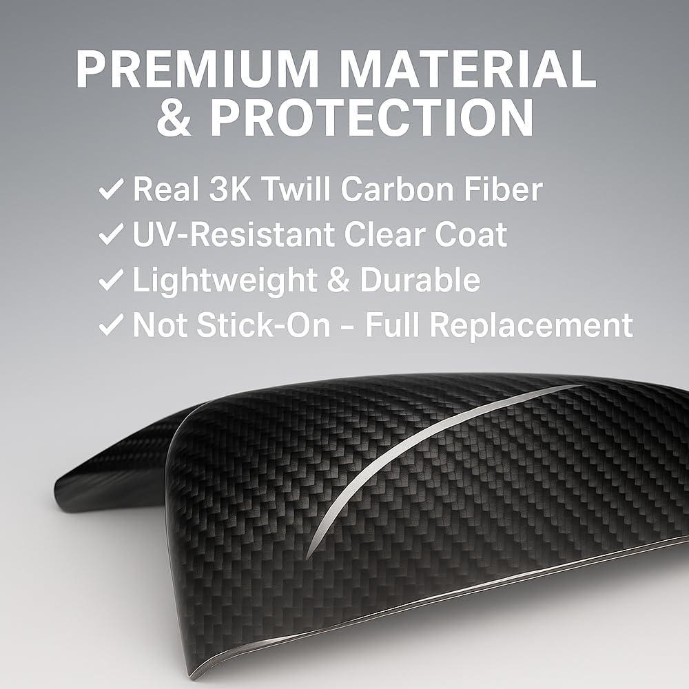 Cubierta Espejo Retrovisor Fibra Carbono BMW G20 G30 G11 2016-2023