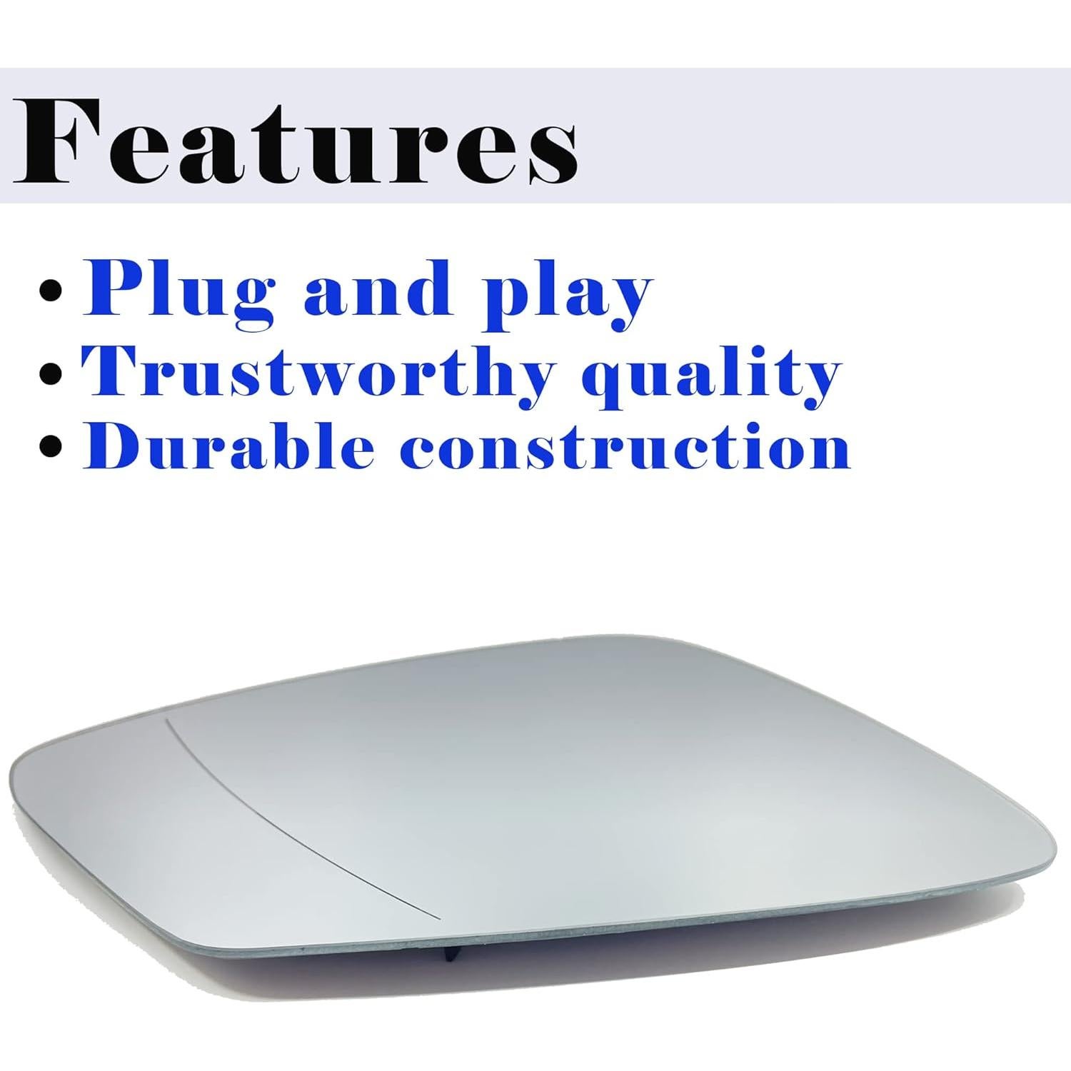 Cristal Espejo Calentado Derecho BMW Danbojit 51167285006