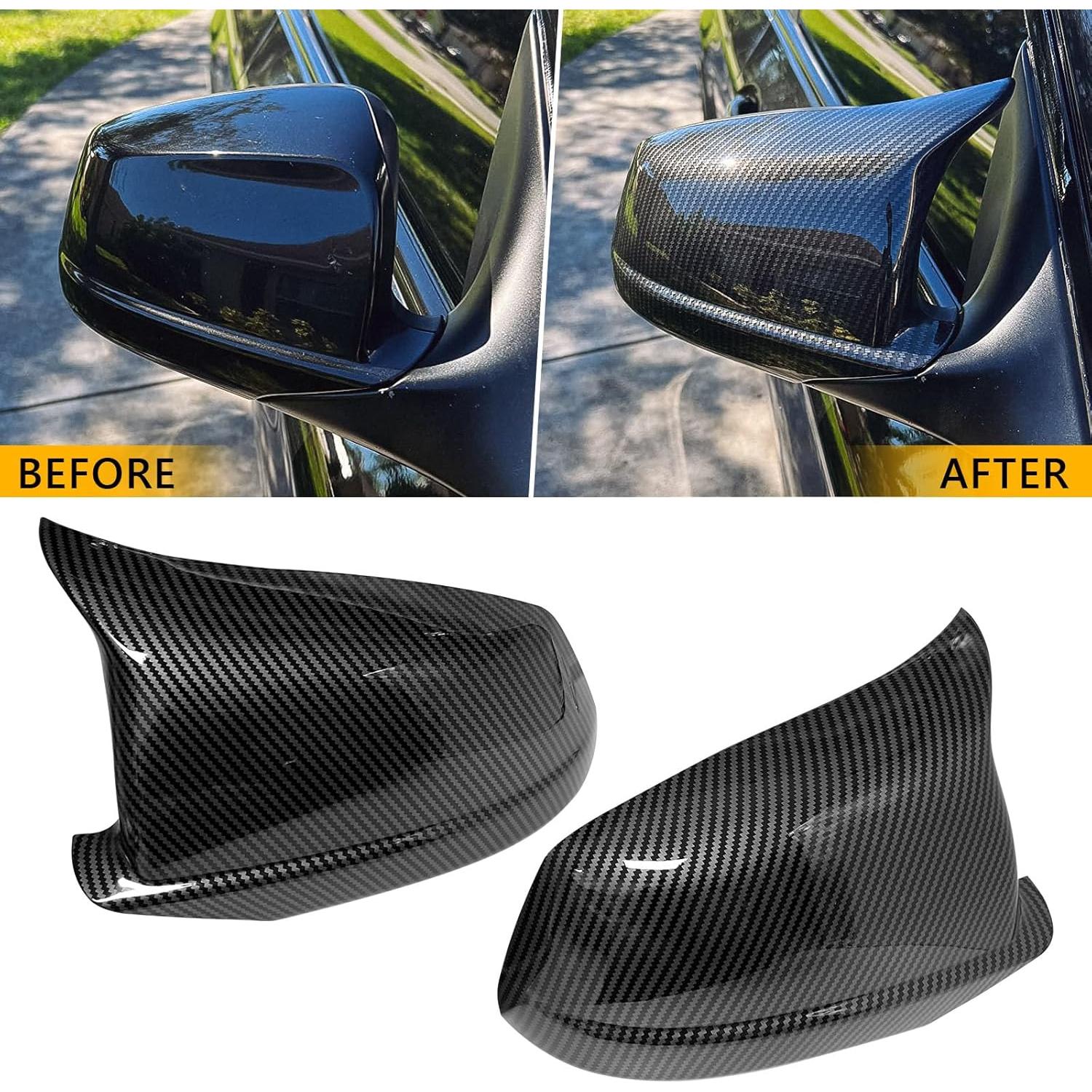 Cubiertas de Espejo Lateral TOPUS para BMW Serie 5 F10 F11 F18 2011-2013 Fibra de Carbono