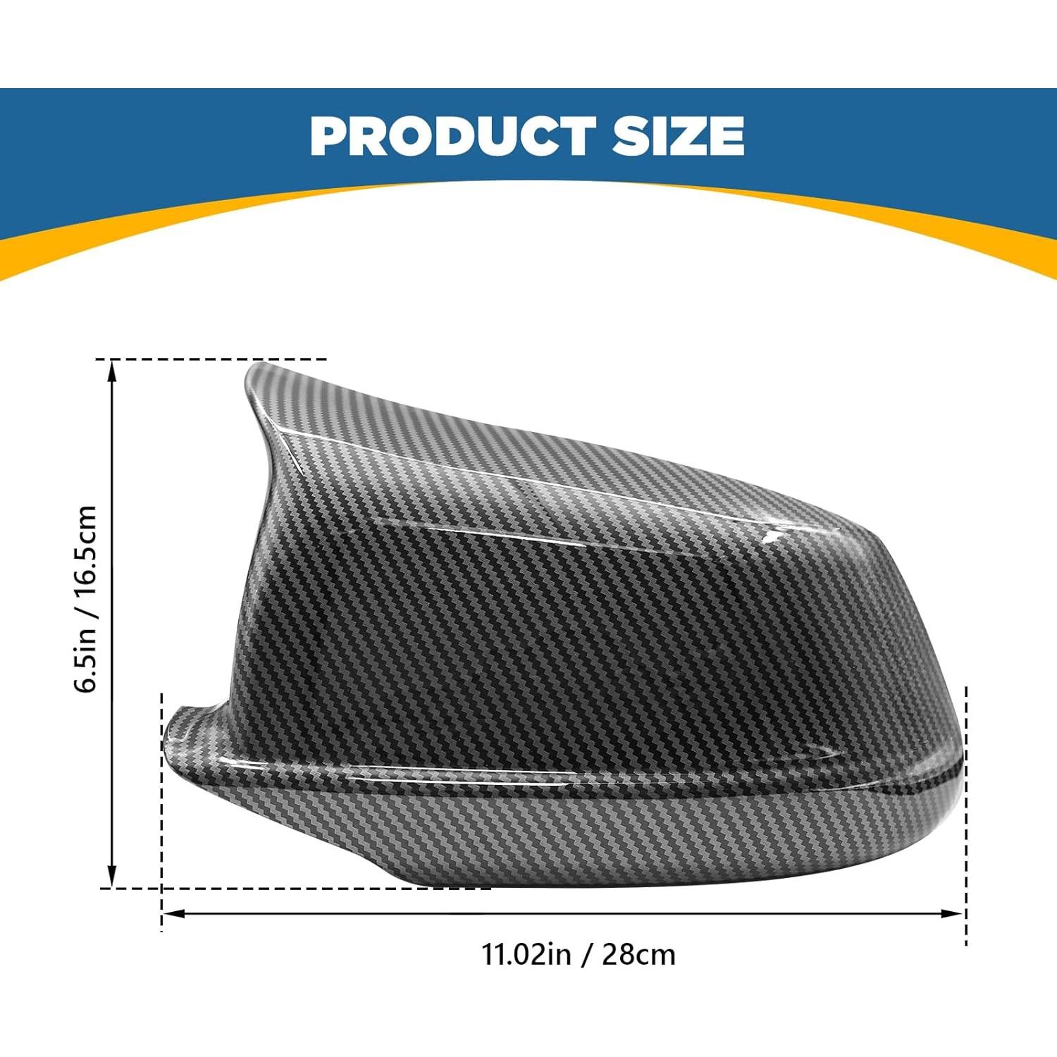 Cubiertas de Espejo Lateral TOPUS para BMW Serie 5 F10 F11 F18 2011-2013 Fibra de Carbono