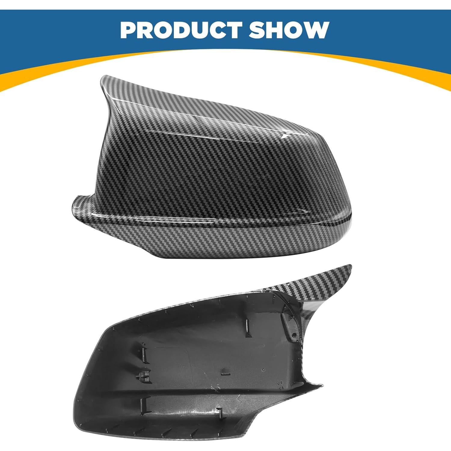 Cubiertas de Espejo Lateral TOPUS para BMW Serie 5 F10 F11 F18 2011-2013 Fibra de Carbono