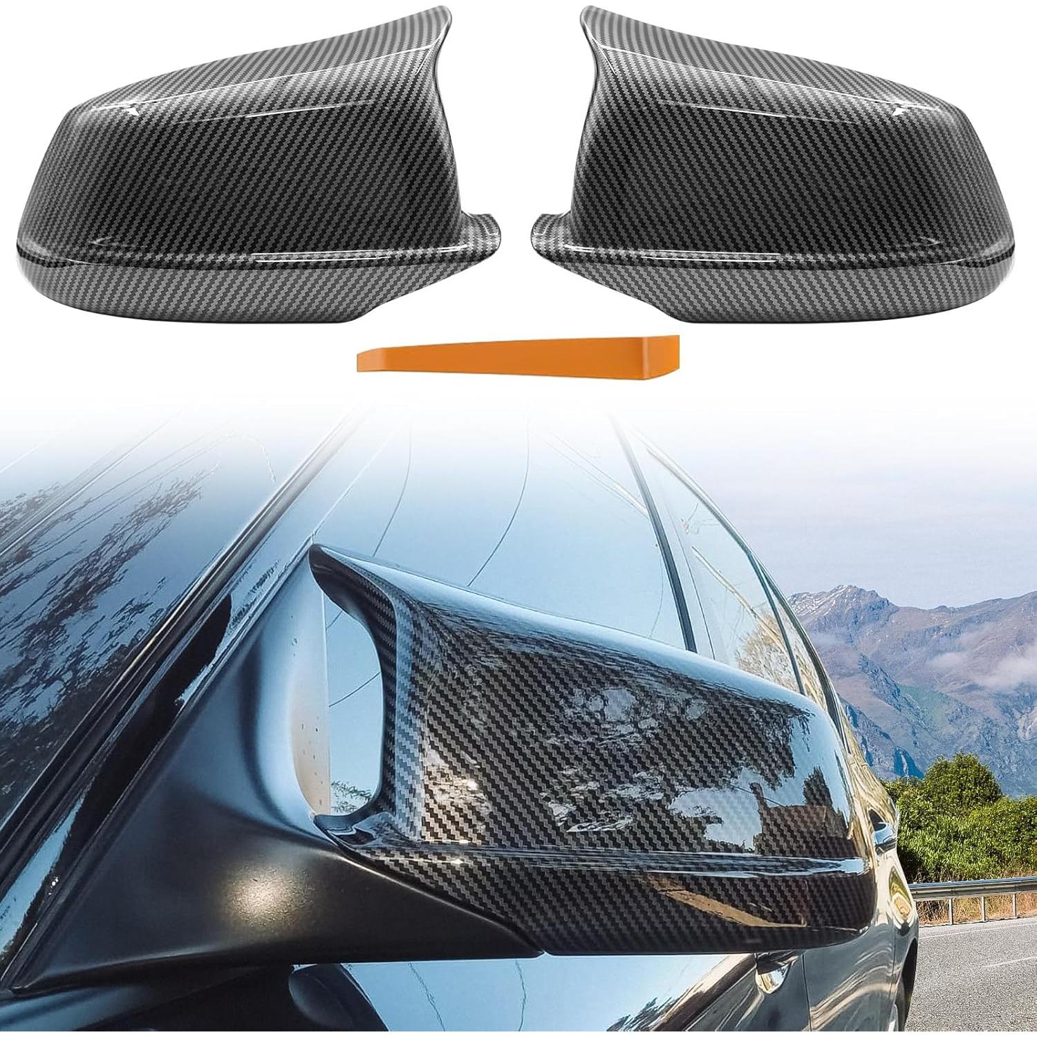 Cubiertas de Espejo Lateral TOPUS para BMW Serie 5 F10 F11 F18 2011-2013 Fibra de Carbono