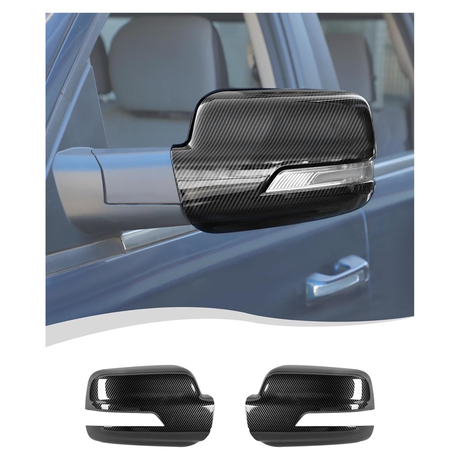 Cubierta Espejo Lateral Hoolcar Dodge Ram 2018-2025 Fibra Carbono