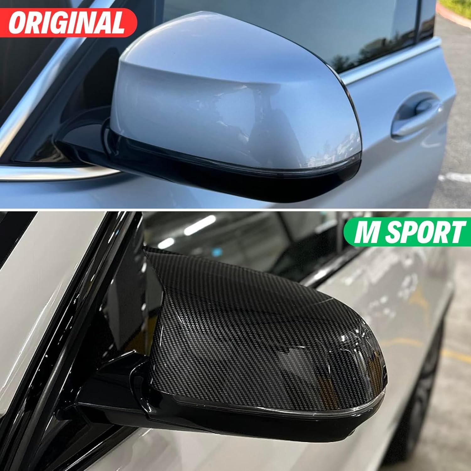 Tapas de Espejo de Fibra de Carbono Qlhshop para BMW X3 X4 X5 X6 X7