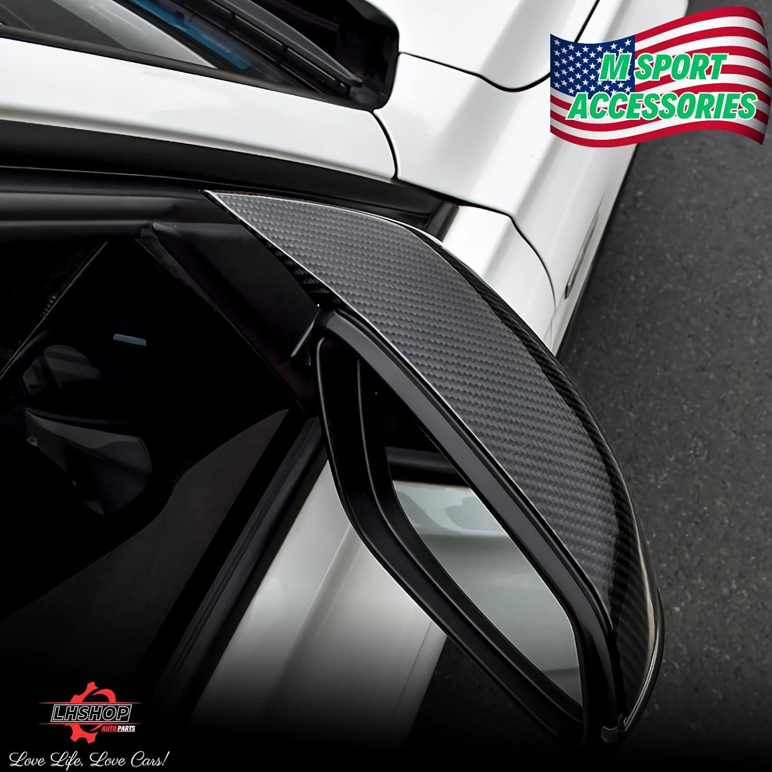 Tapas de Espejo de Fibra de Carbono Qlhshop para BMW X3 X4 X5 X6 X7