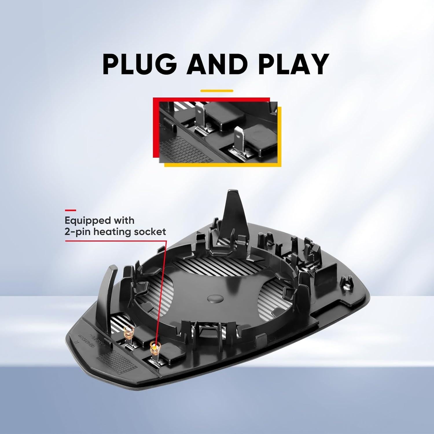 Espejo Lateral Derecho Audi A3 2013-2019 Calentado Oleycaw