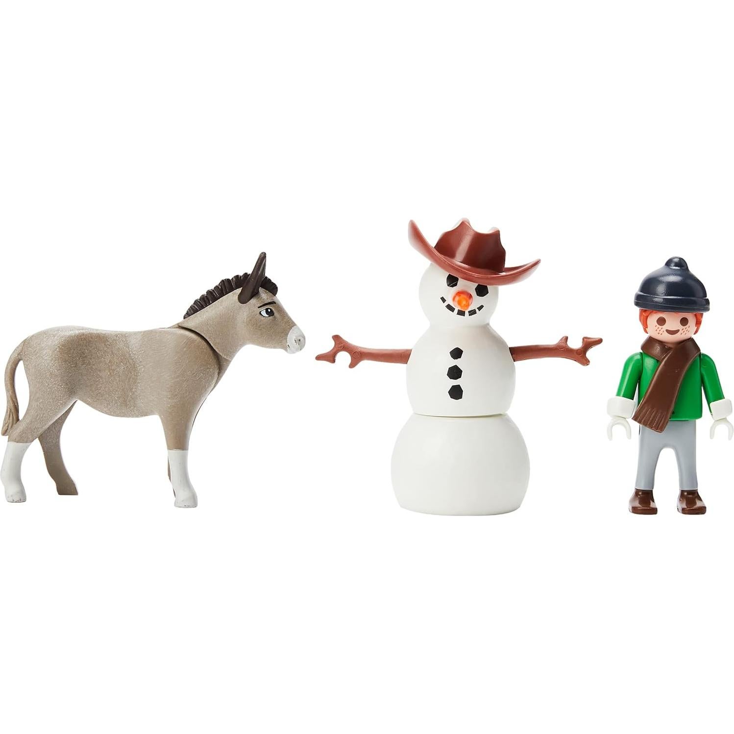 Playmobil Spirit Muñeco de Nieve Snips y Señor Zanahorias