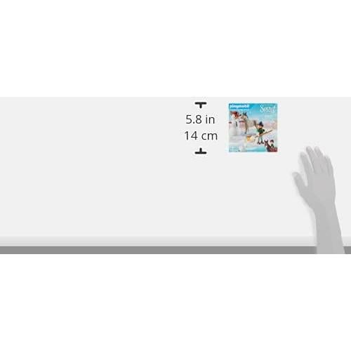 Playmobil Spirit Muñeco de Nieve Snips y Señor Zanahorias