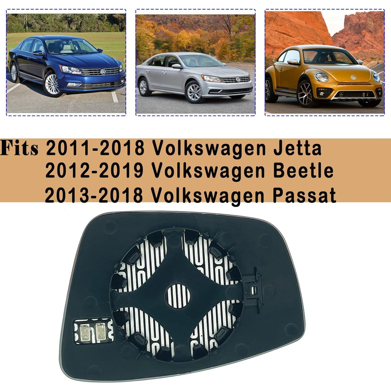 Espejo Lateral Calentado Derecho Danbojit para VW Passat Jetta Beetle