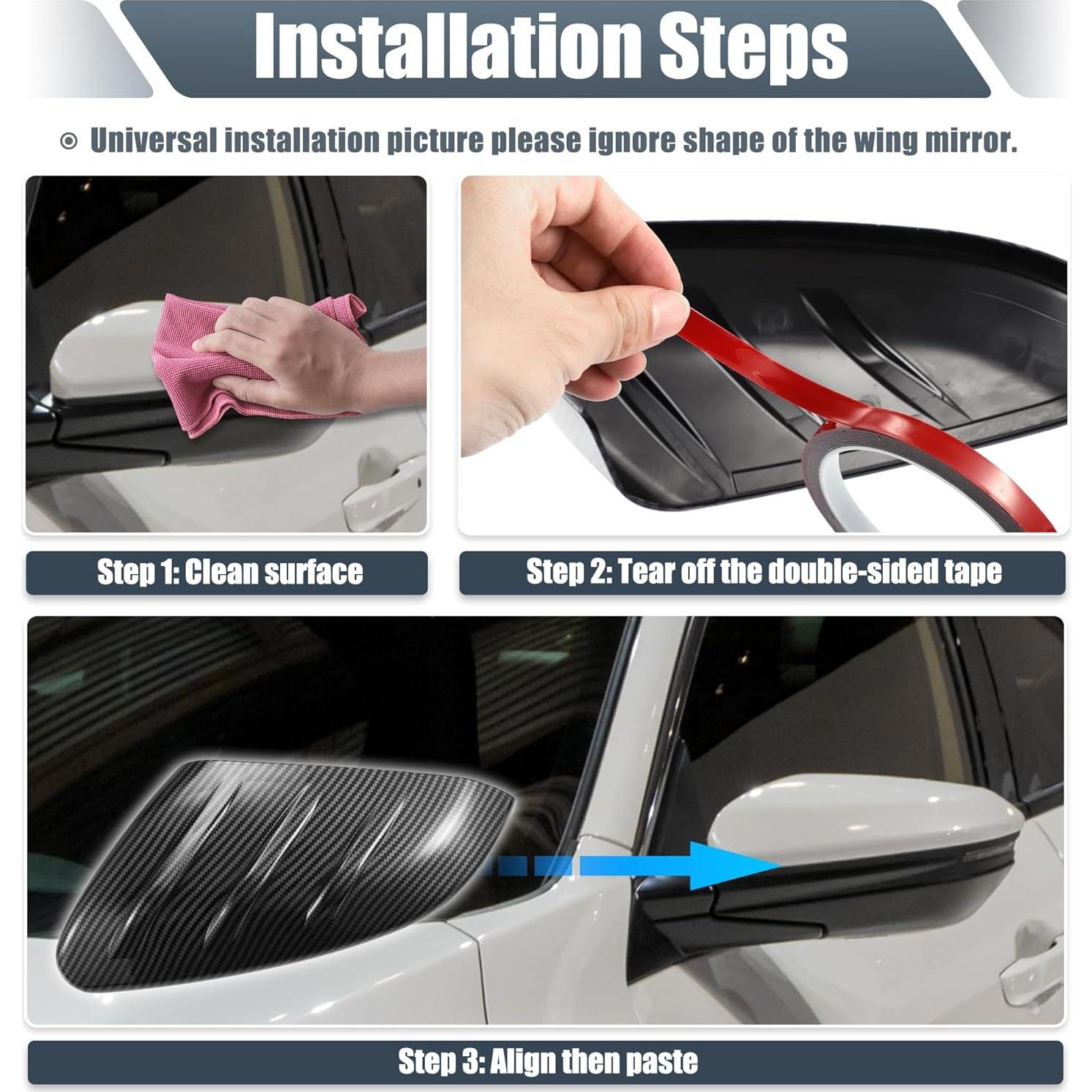 Cubiertas de Espejo Retrovisor Volkswagen Golf MK7/Touran L - X AUTOHAUX