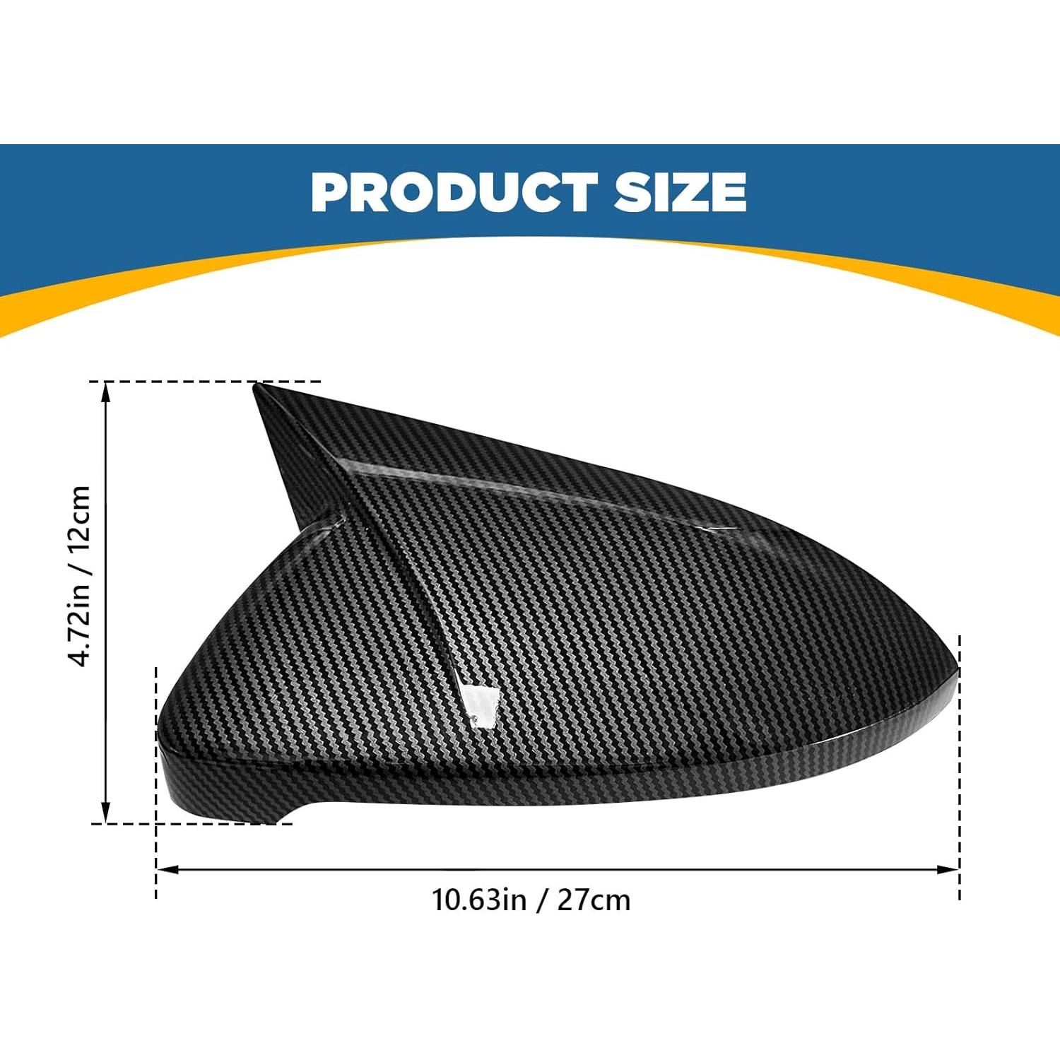 Cubiertas de Espejo Lateral TOPUS para VW Golf MK7 2015-2020