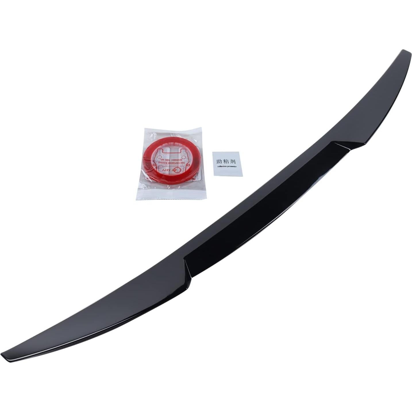 Rear Glossy Black Spoiler Wing Compatible with 2011-2018 Volkswagen VW Jetta Sedan,V Style Rear Trunk Duckbill Spoiler Wing