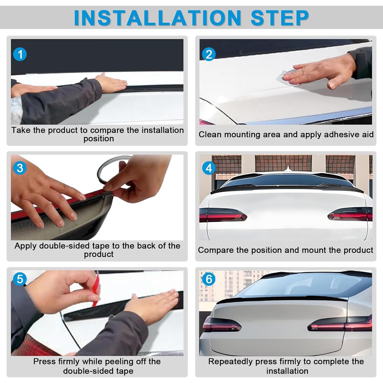 Alerón Trasero KHK G02 Negro Brillante para BMW X4 2018-2025