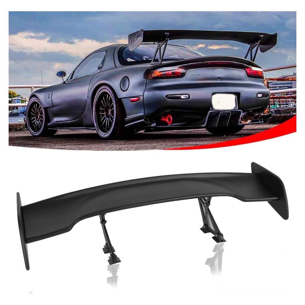 Spoiler Universal GT Goodfitment 119cm Negro Brillante Ajustable