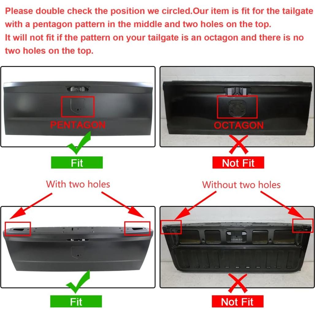 Alerón de Aire HECASA para Dodge Ram 2009-2021, Reemplazo #CH06A16