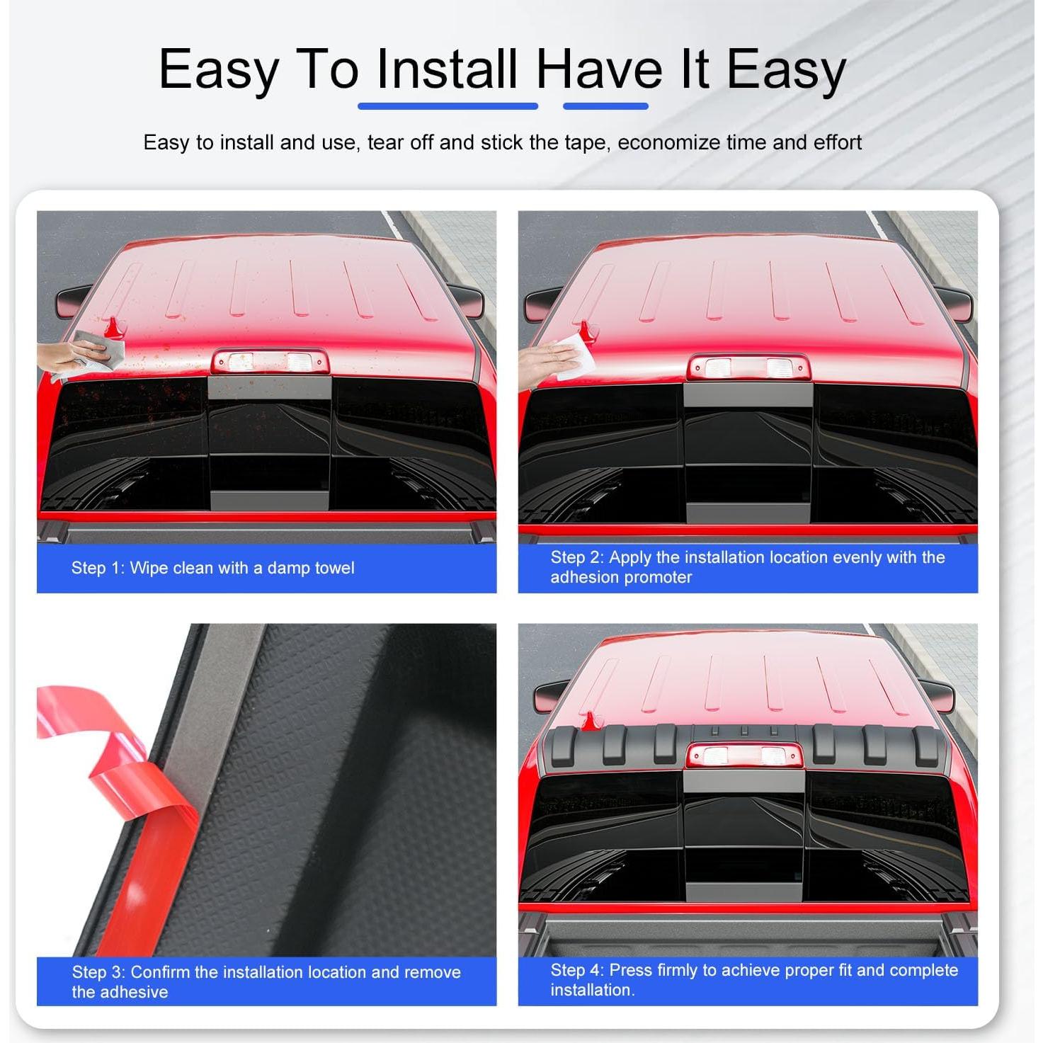 Protector de Techo Trasero Dodge Ram 1500 2009-2018 TPE