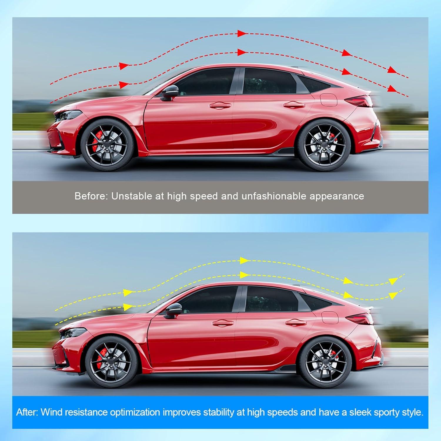 Spoiler Trasero ABS SZYANG para Honda Civic Hatchback 2022-2025