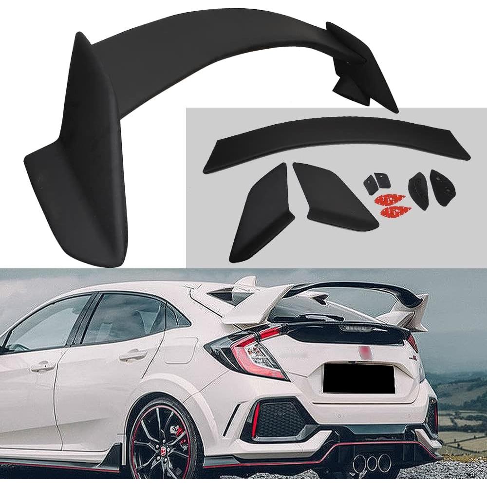 Alerón Trasero ZXMOTO para Honda Civic 2016-2020 Negro Mate