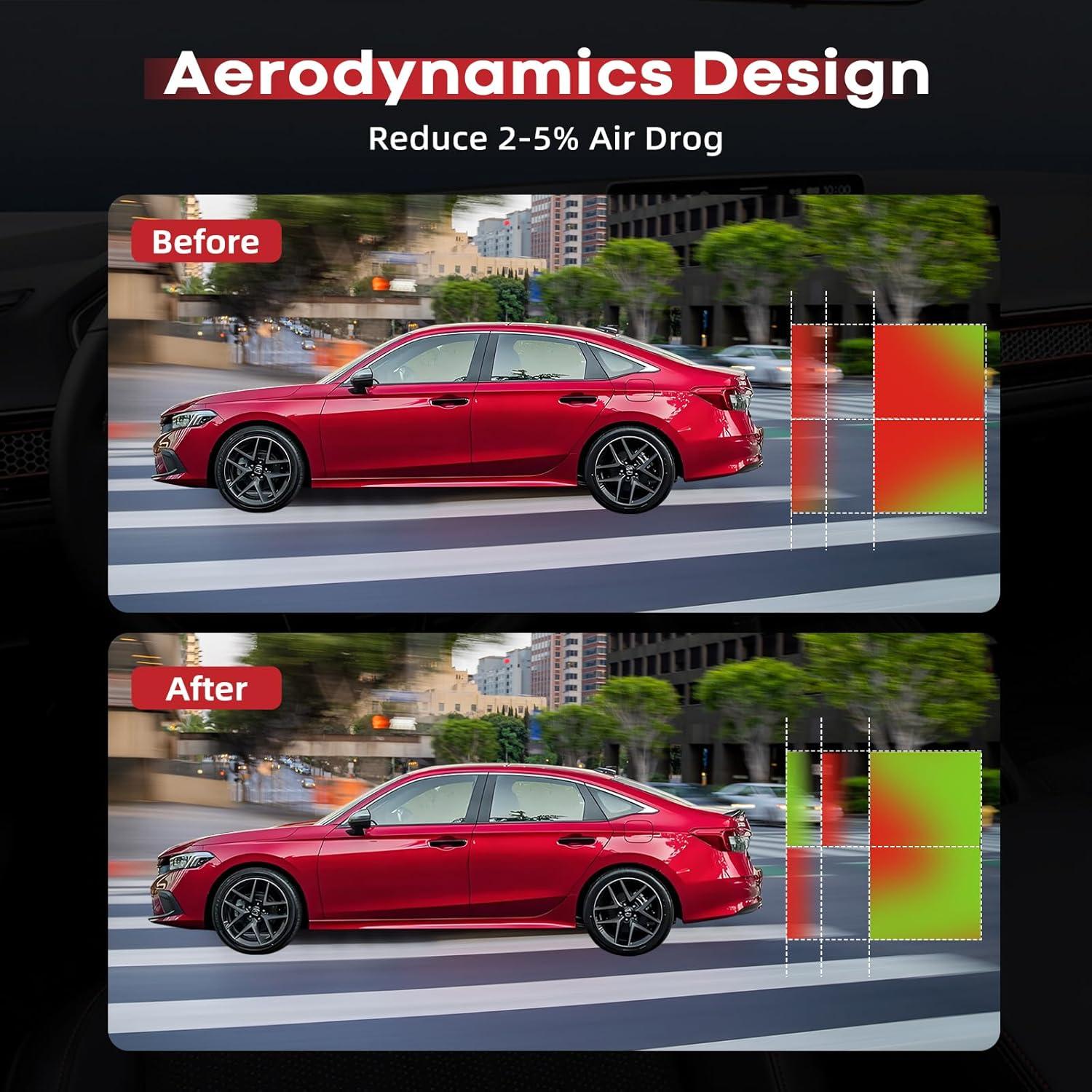 Alerón Trasero Honda Civic Sedán 2022-2026 Negro Brillante