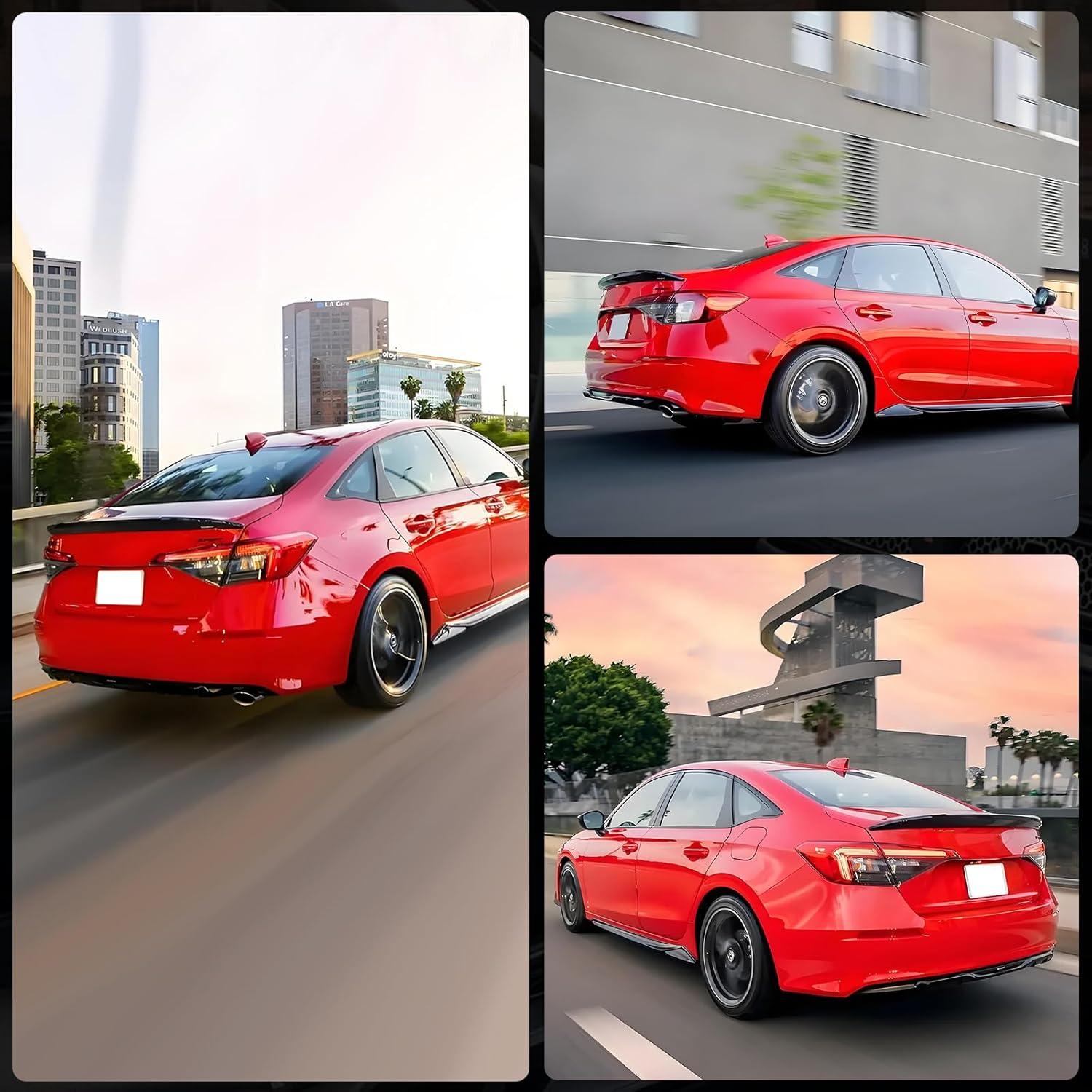 Alerón Trasero Honda Civic Sedán 2022-2026 Negro Brillante