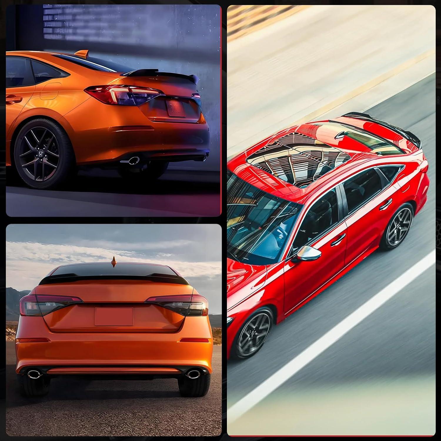 Alerón Trasero Honda Civic Sedán 2022-2026 Negro Brillante