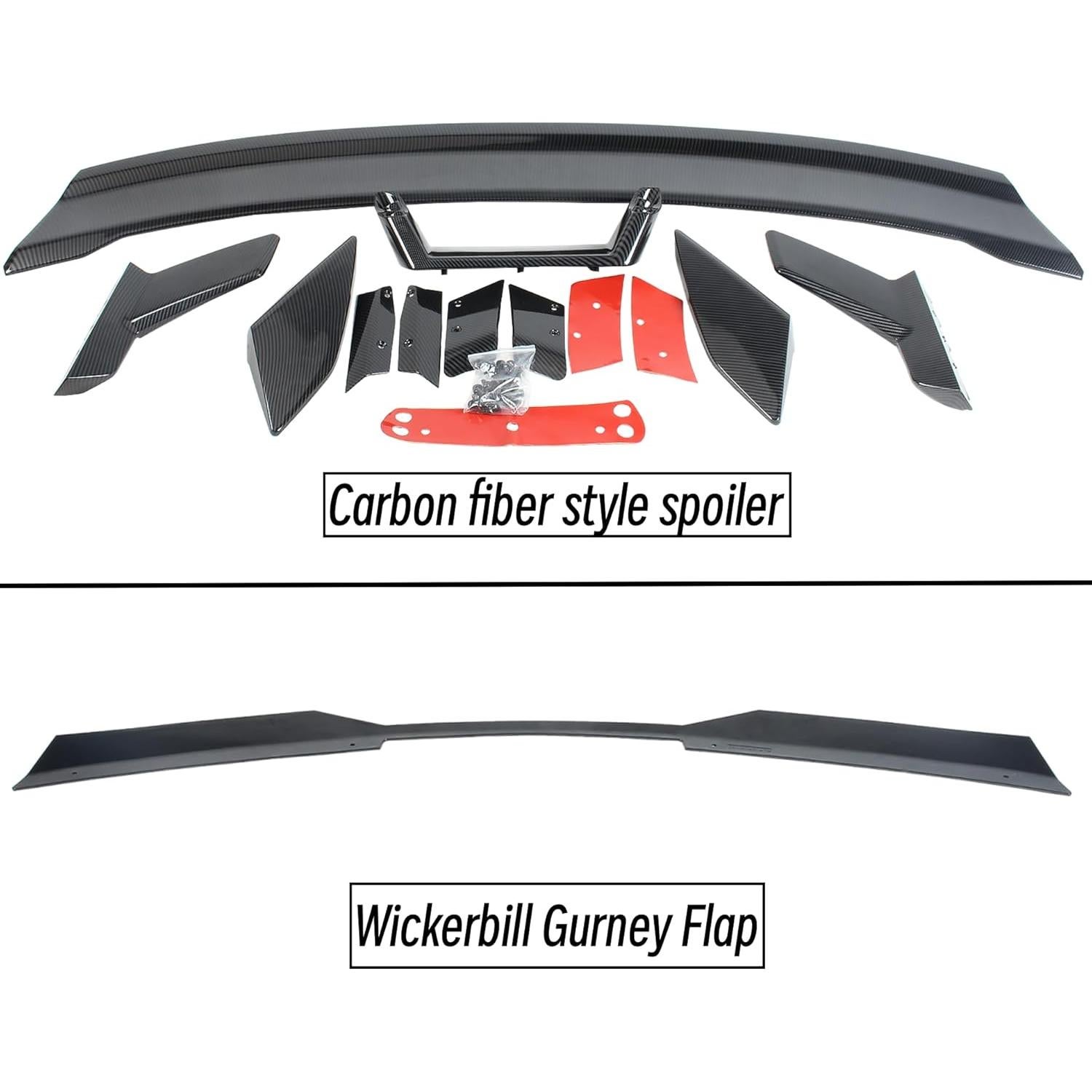 Alerón Trasero Ford Mustang S650 2024-2025 Estilo Carbono