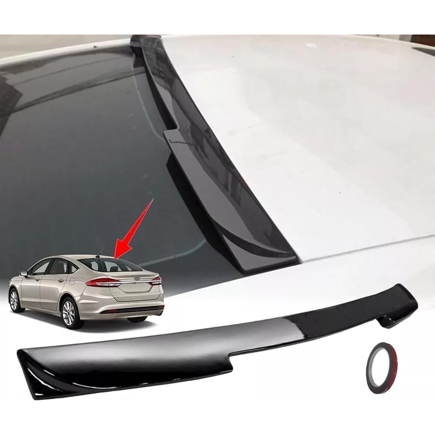 Alerón trasero de techo ABS MUTUSAISI para Ford Fusion 2013-2020