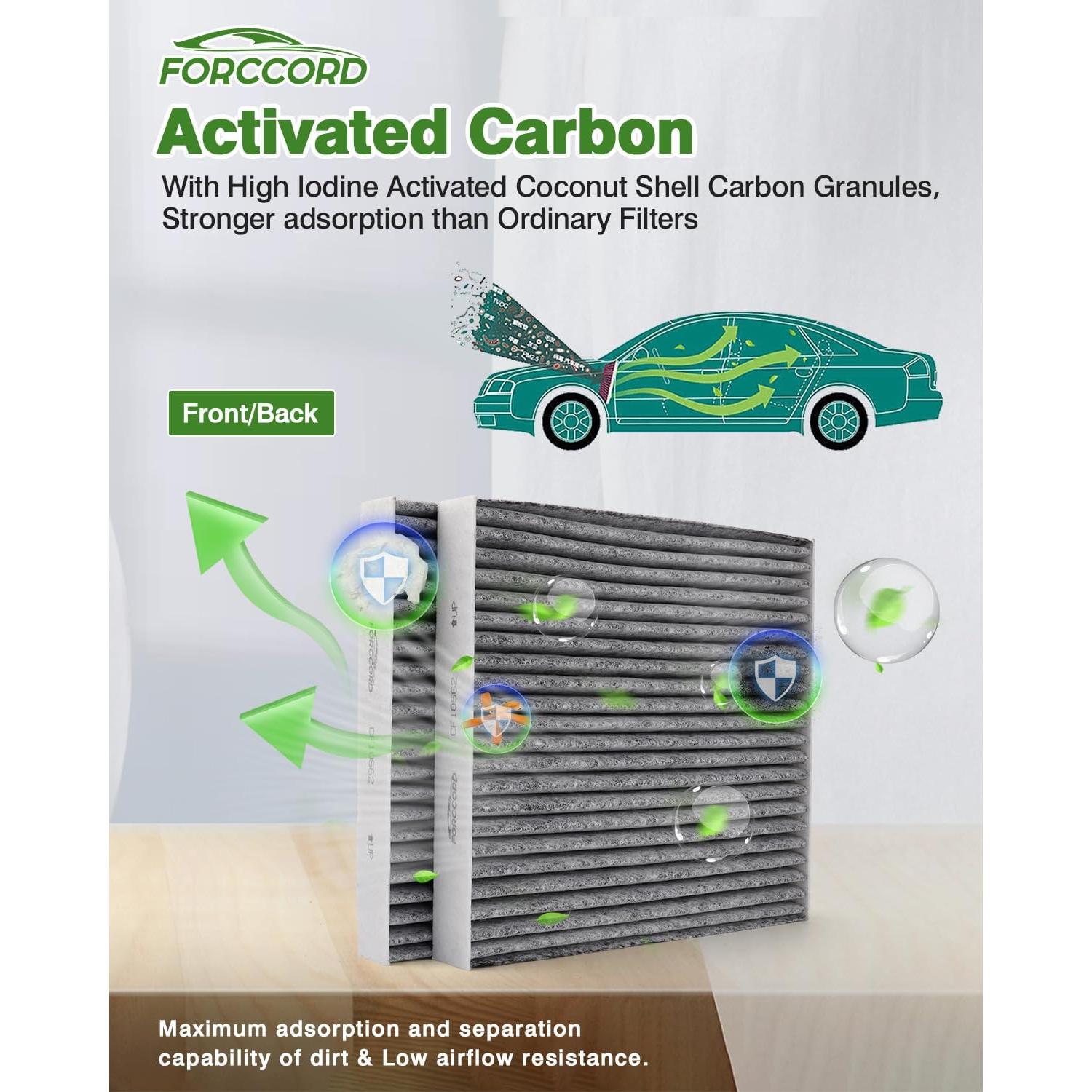 Filtro de aire de cabina y motor Forccord para BMW 2017-2023