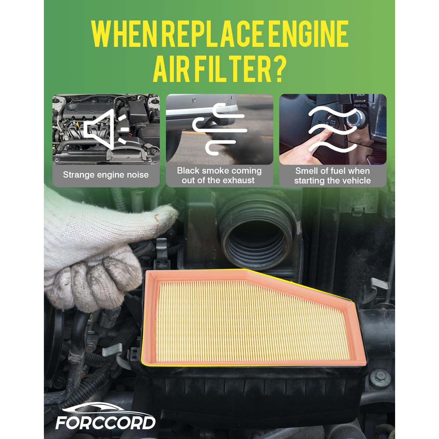 Filtro de aire de cabina y motor Forccord para BMW 2017-2023