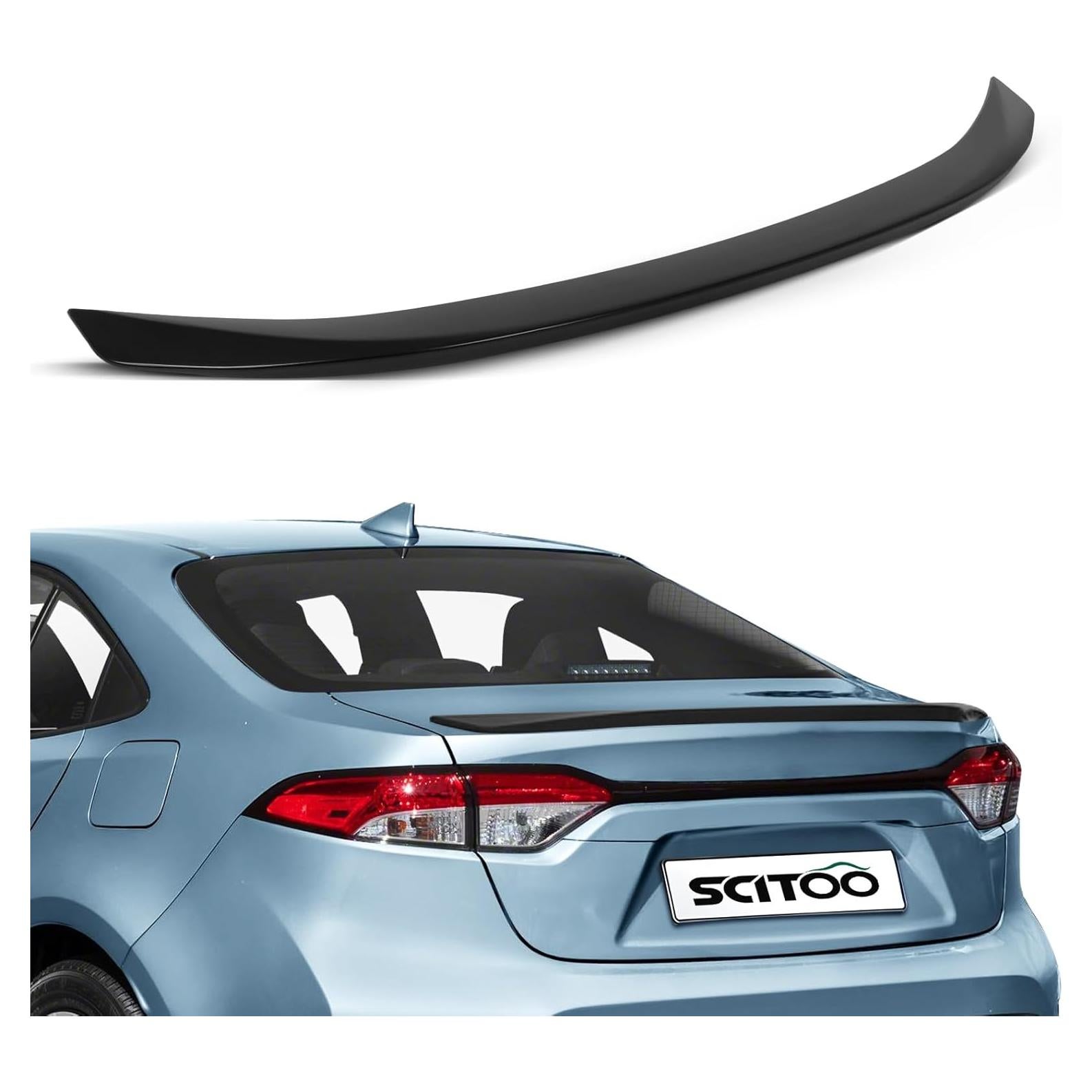 Alerón Trasero SCITOO Negro Mate para Toyota Corolla 2020-2022