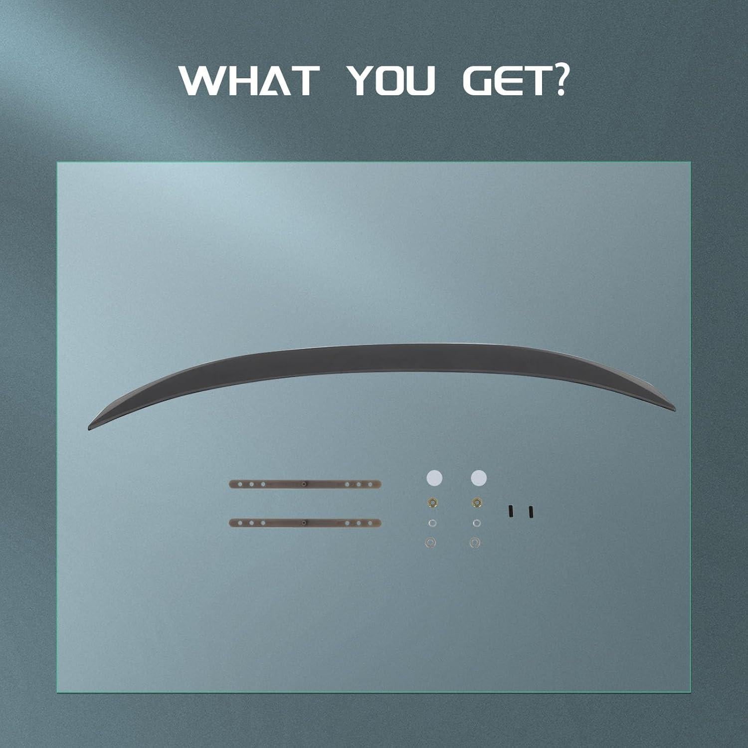 Alerón Trasero SCITOO Negro Mate para Toyota Corolla 2020-2022