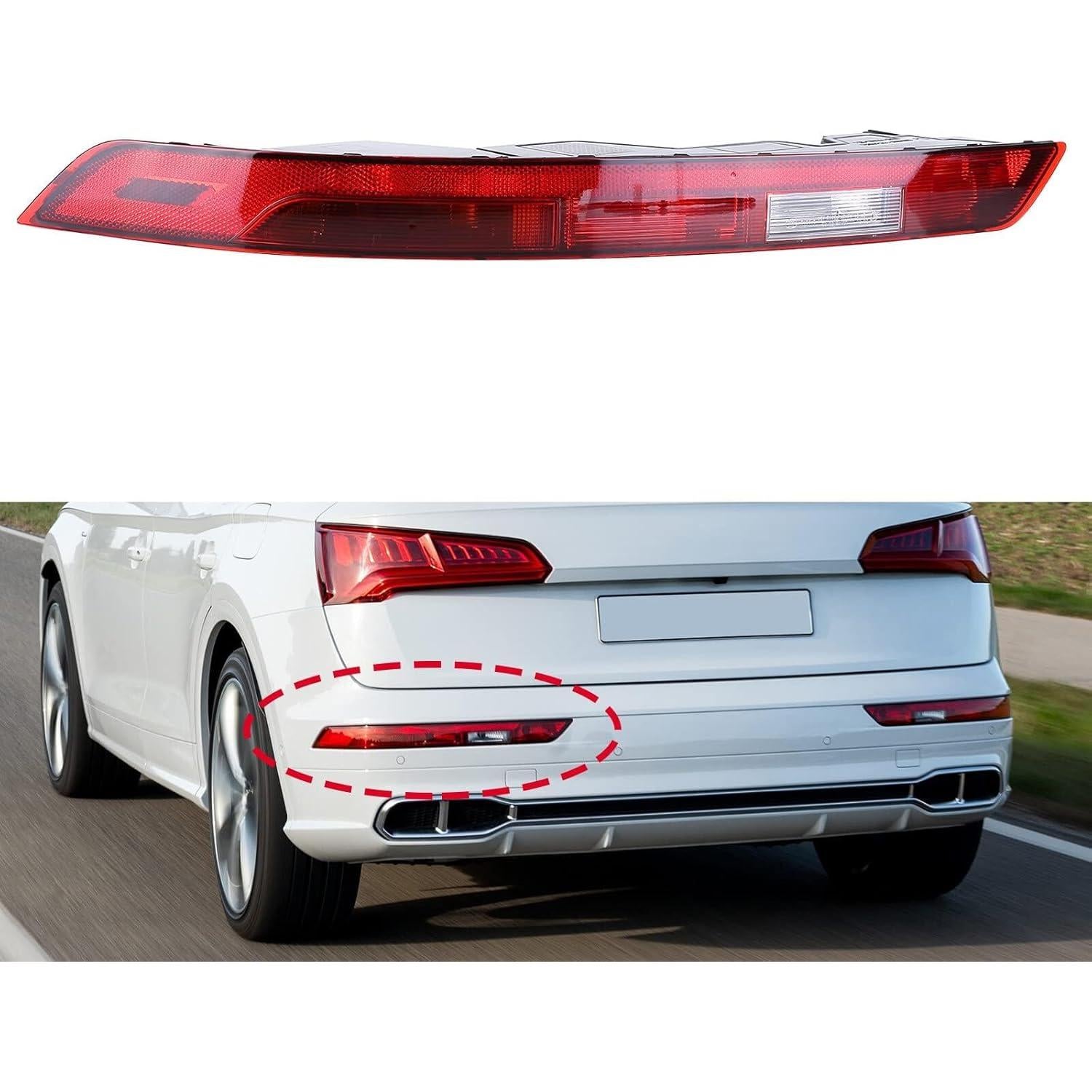 Luz de freno trasera izquierda AIWGIW para Audi Q5 2018-2021