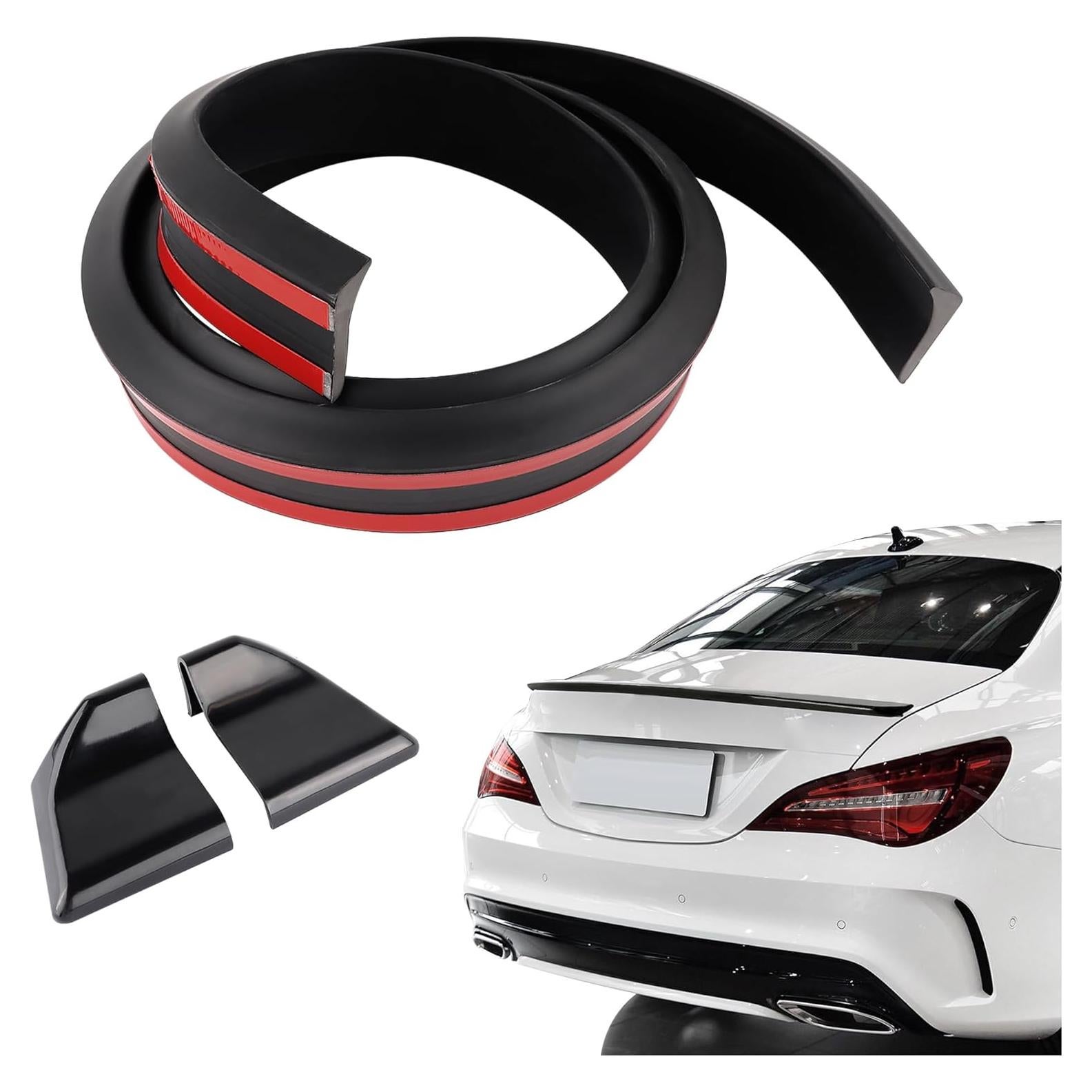 Alerón Trasero 3D Cortable Salior 1.49m PVC Negro/Fibra Carbono