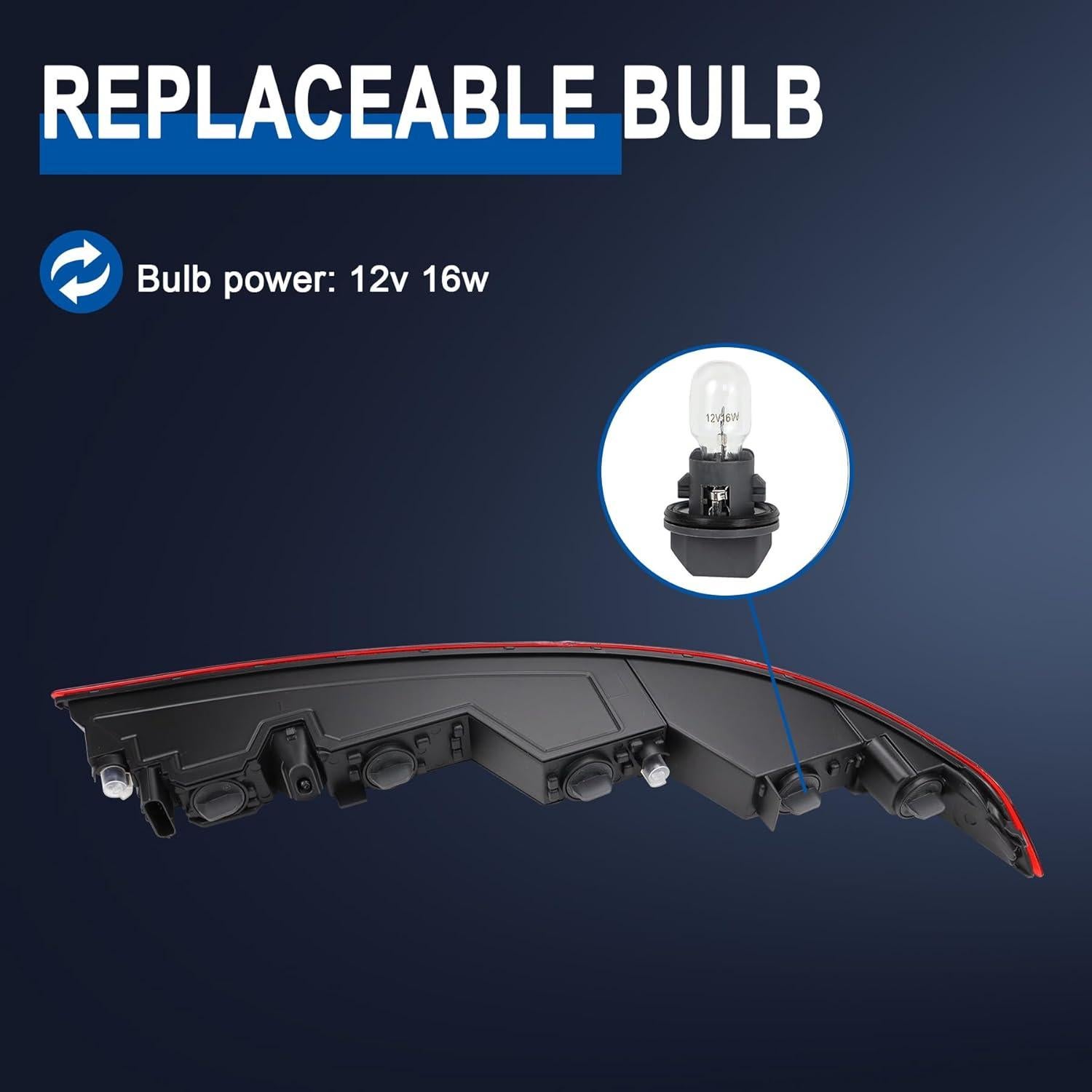 USTAR Luz Trasera Lado Derecho para Audi Q5 2018-2021