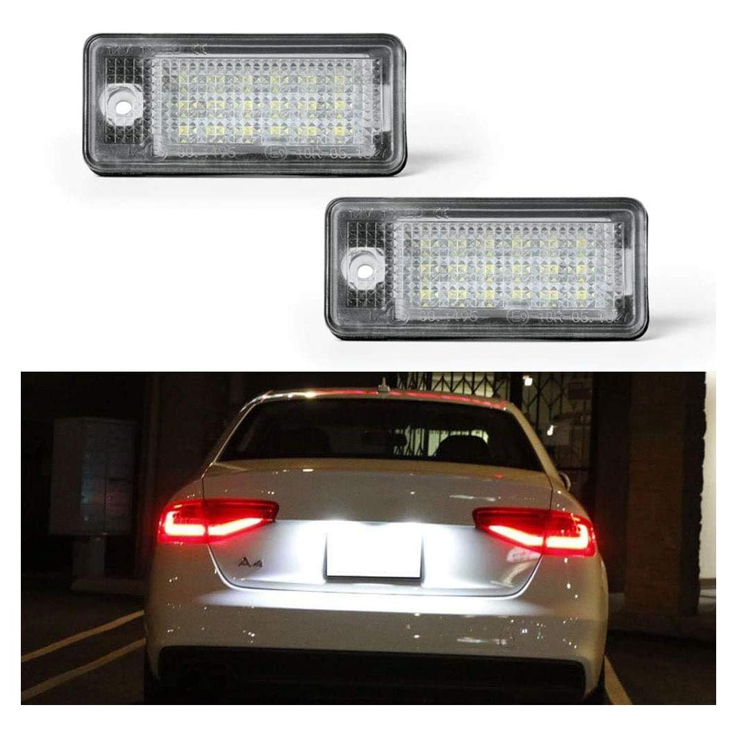 Luces LED Gempro para Matrícula Audi A3 A4 A6 Q7 6000K
