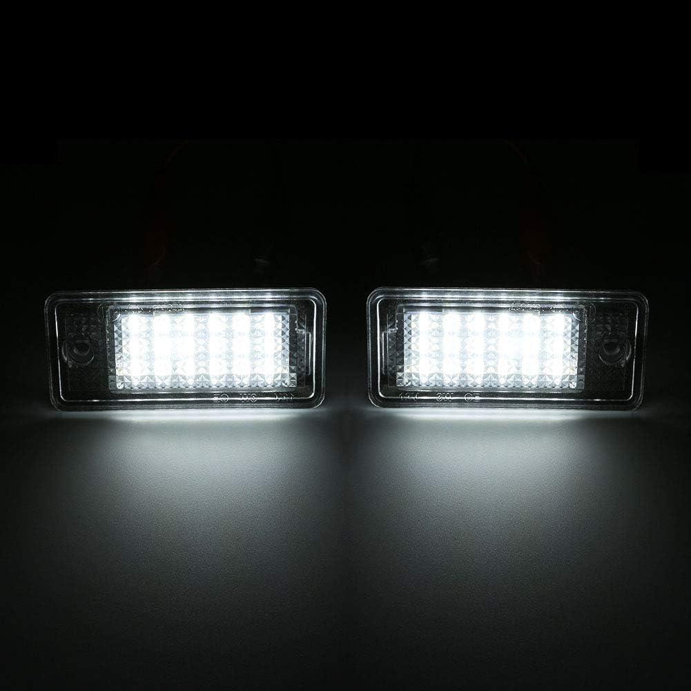 Luces LED Gempro para Matrícula Audi A3 A4 A6 Q7 6000K