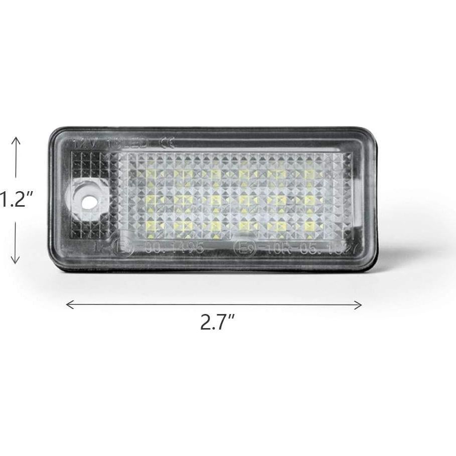 Luces LED Gempro para Matrícula Audi A3 A4 A6 Q7 6000K
