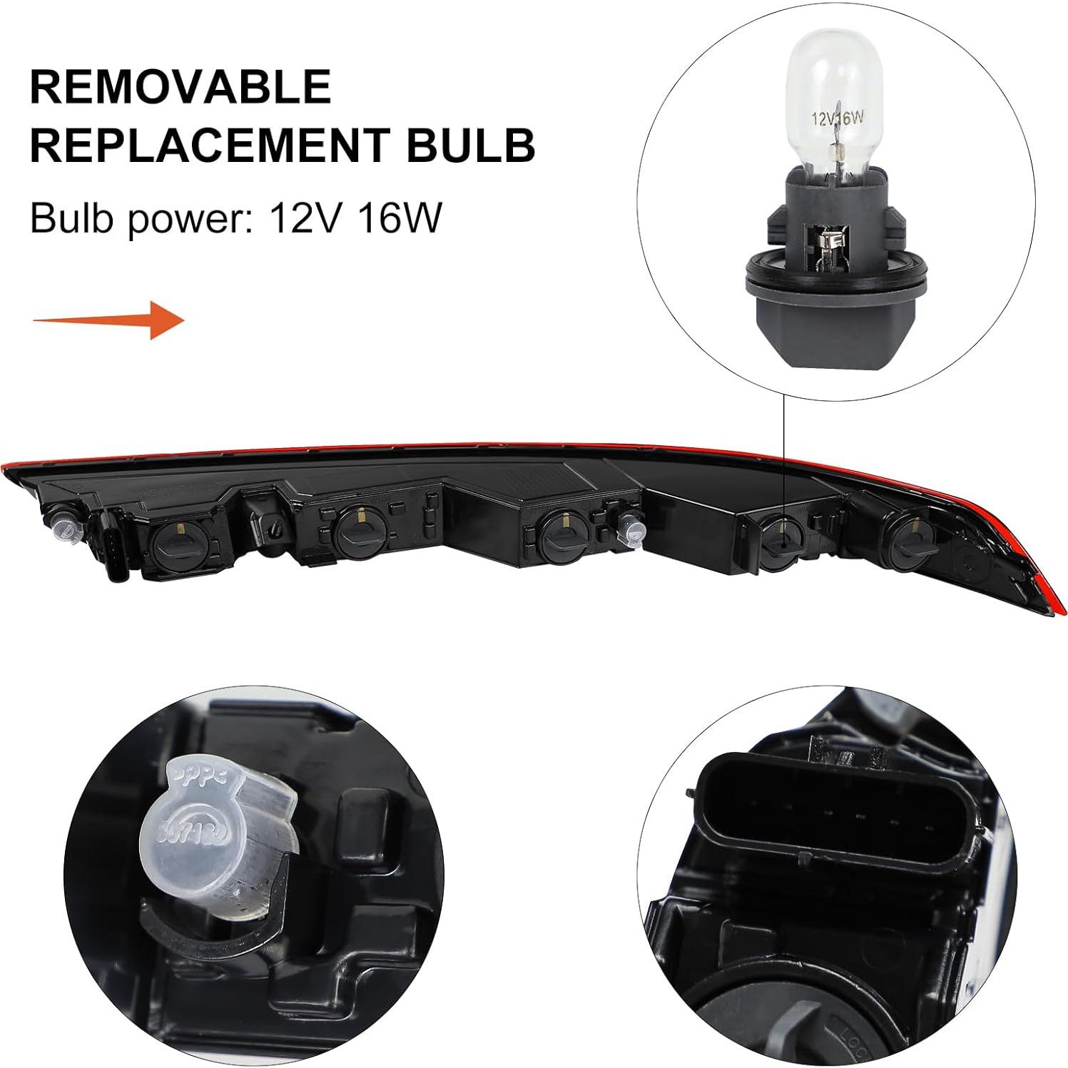 Luz de freno trasera QKVCX para Audi Q5 2018-2023 OEM 80A 945 069 A