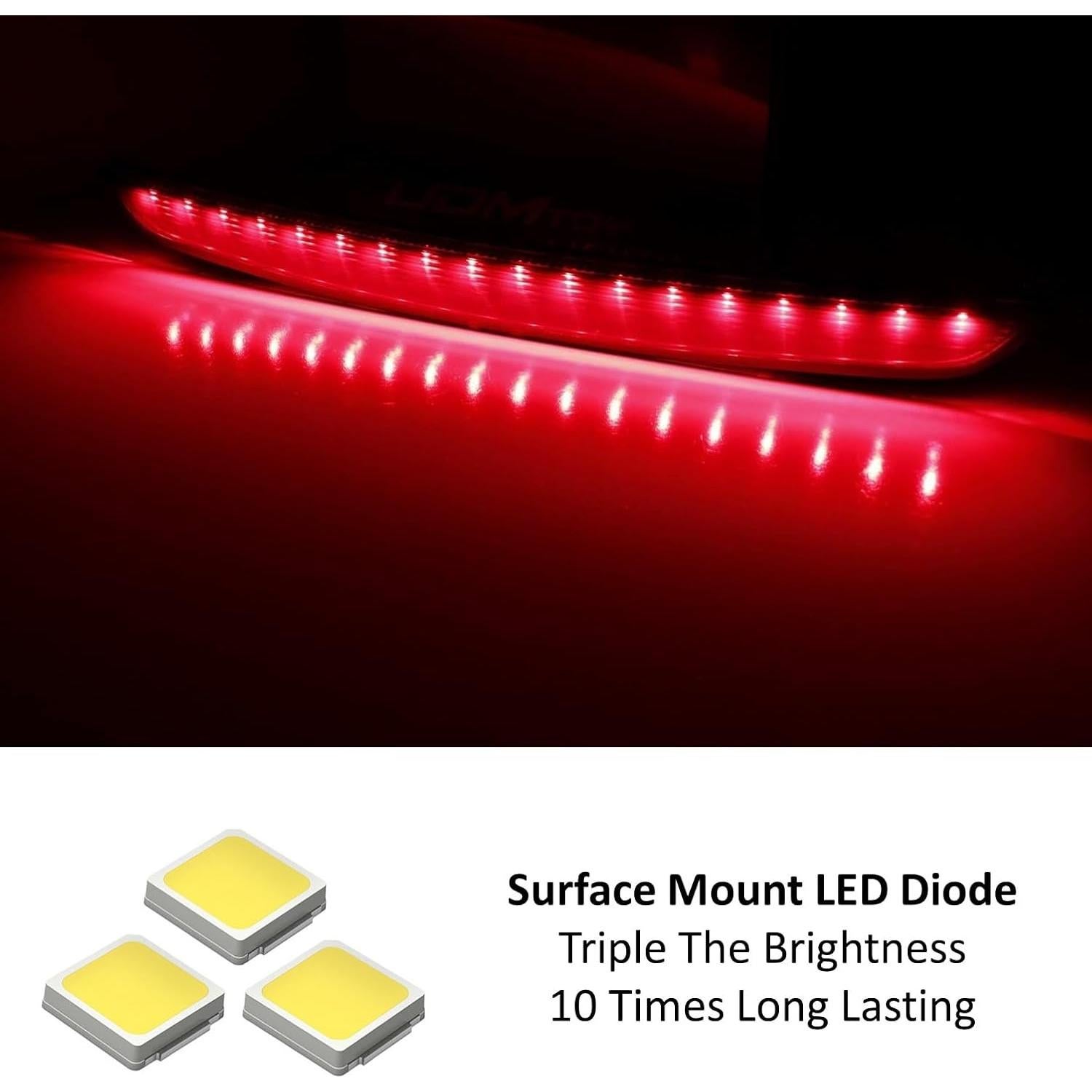 Luz de Freno LED Tercera iJDMTOY Ahumada Audi TT 2008-2015