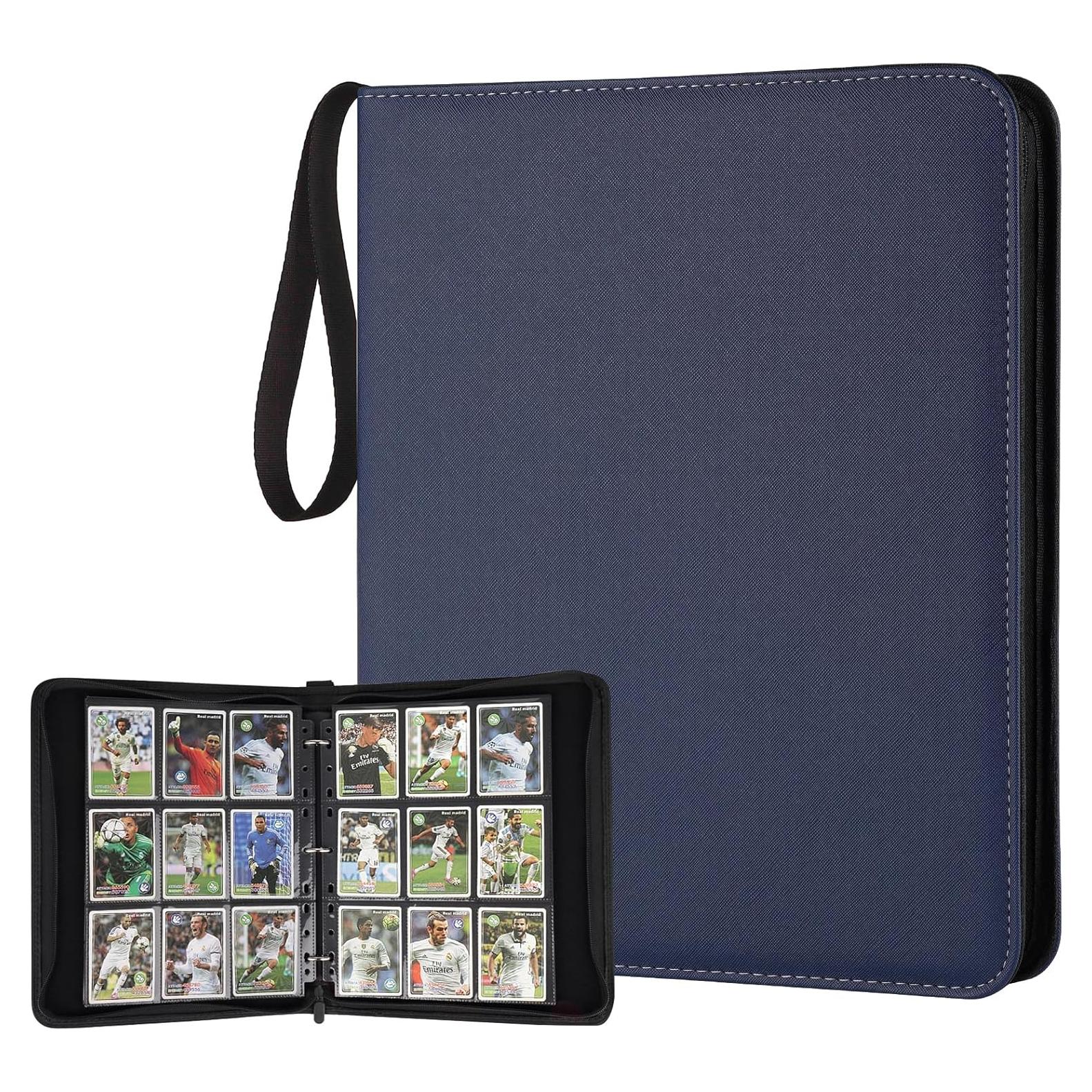 Carpeta de Cartas GERMUN 720 Bolsillos Doble Cara Azul