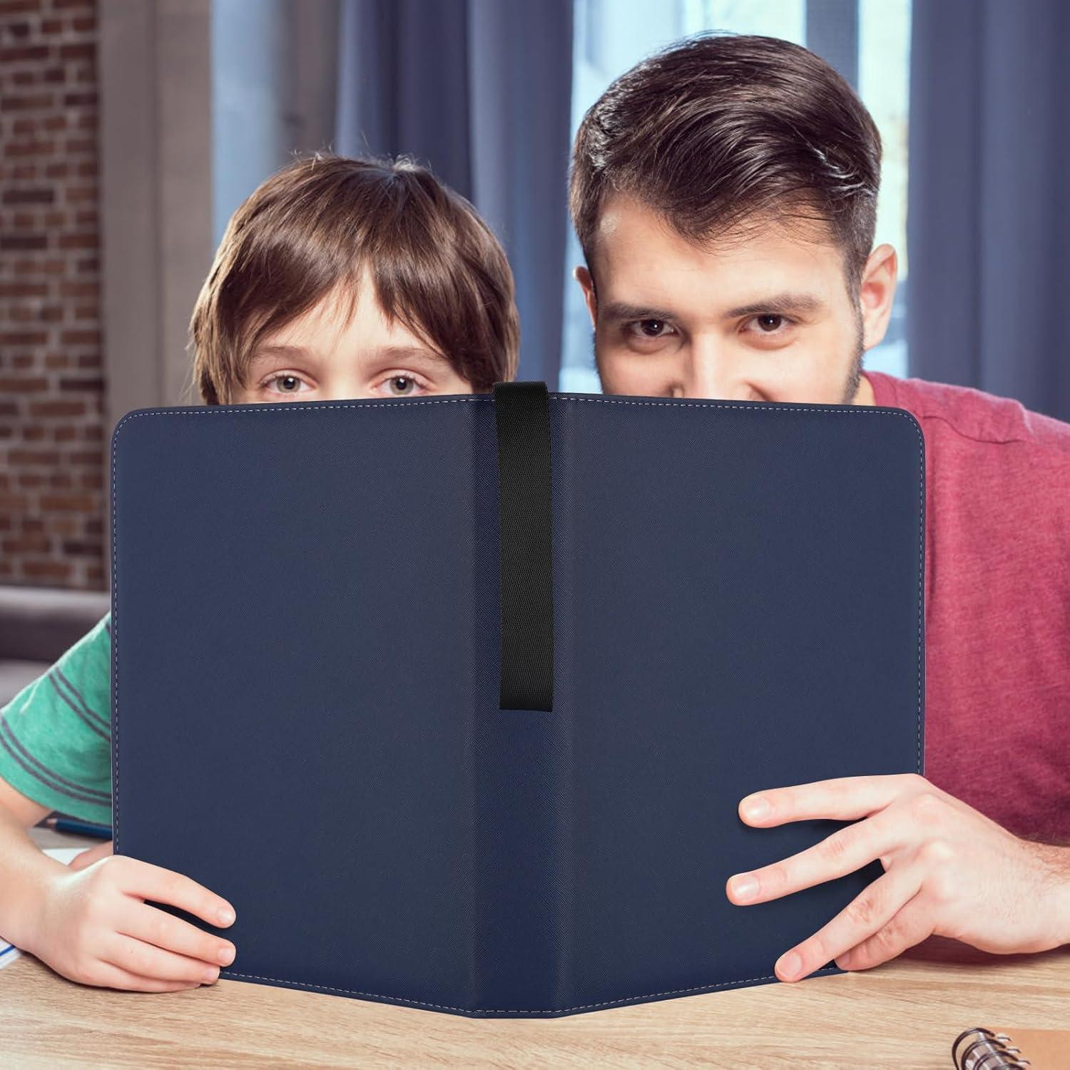 Carpeta de Cartas GERMUN 720 Bolsillos Doble Cara Azul