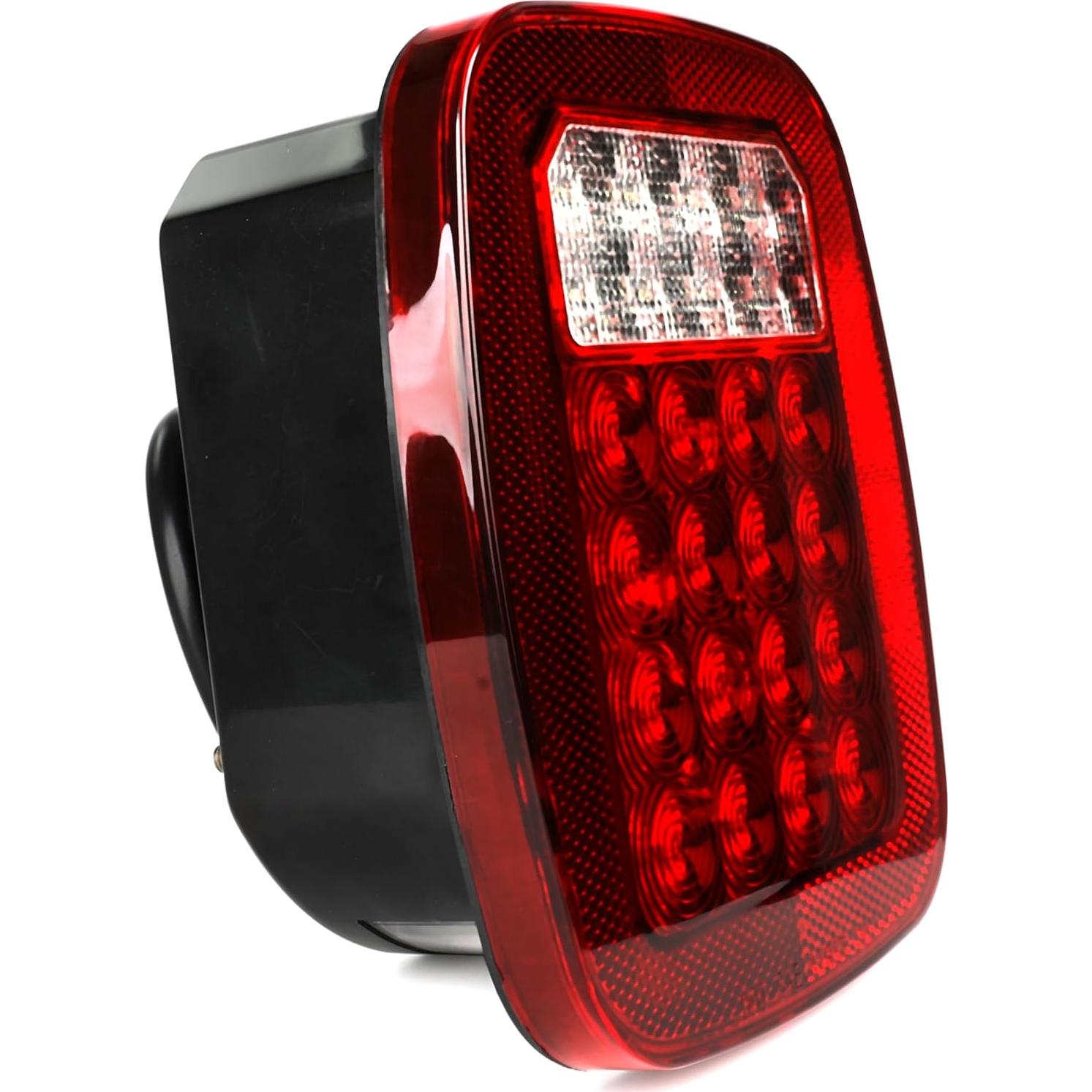 Luz de Cola LED MaxxHaul 80685 12V 28 LEDs Rojo - 2 Paquete