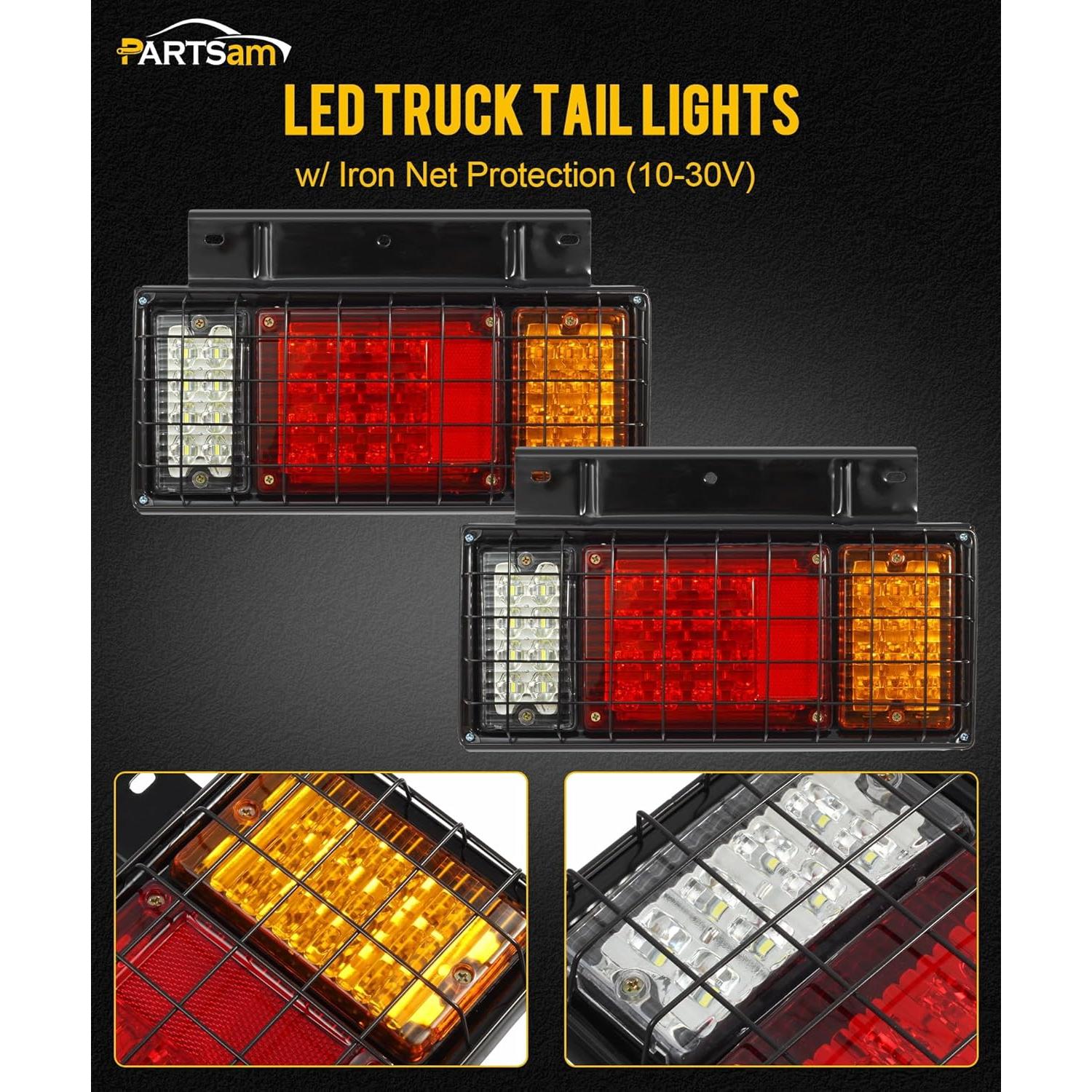 Luces Traseras LED Parstam 40 LEDs para Camiones 12V