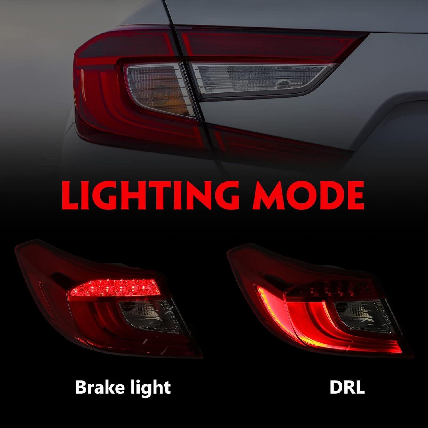 Luz Trasera Huray para Honda Accord 2018-2021 Izquierda